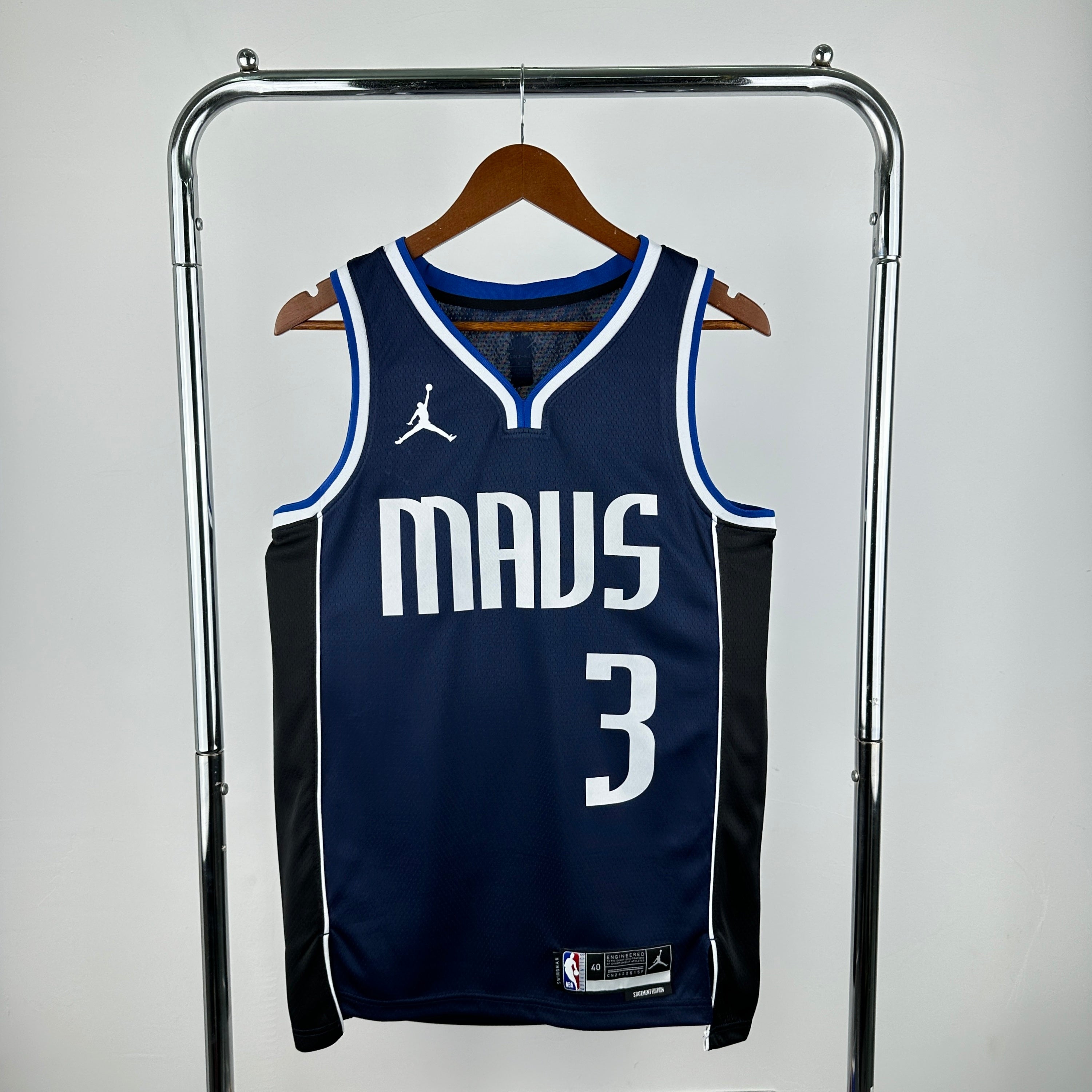 Dallas Mavericks Jordan Brand #3 Anthony Davis (2022-23)