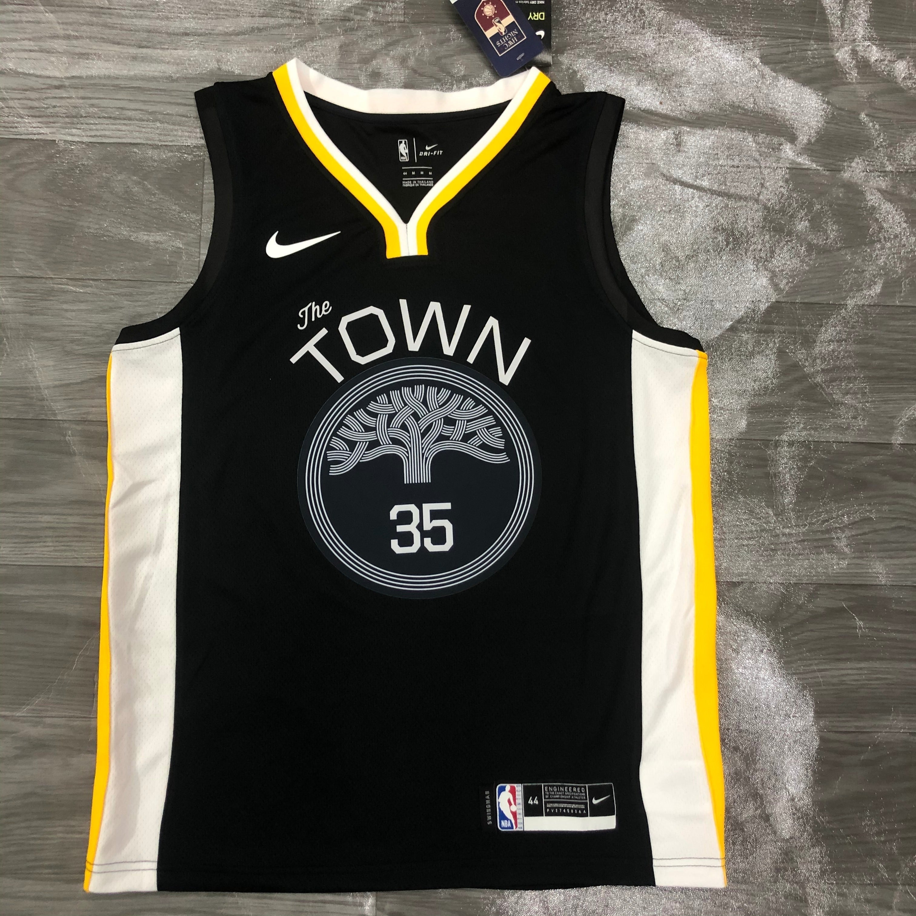 Golden State Warriors City Edition #35 Kevin Durant