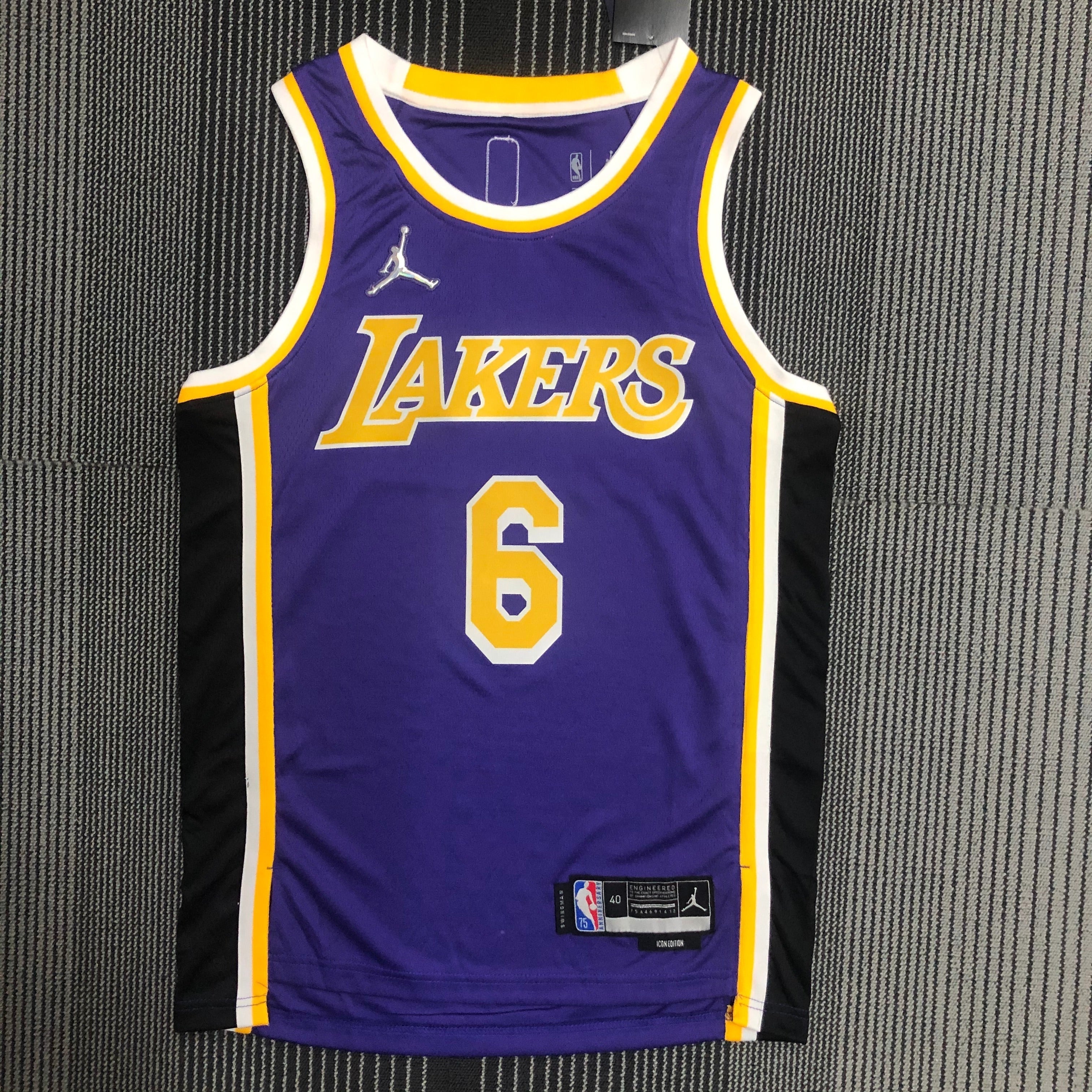 Los Angeles Lakers 75th Anniversary #6 LeBron James