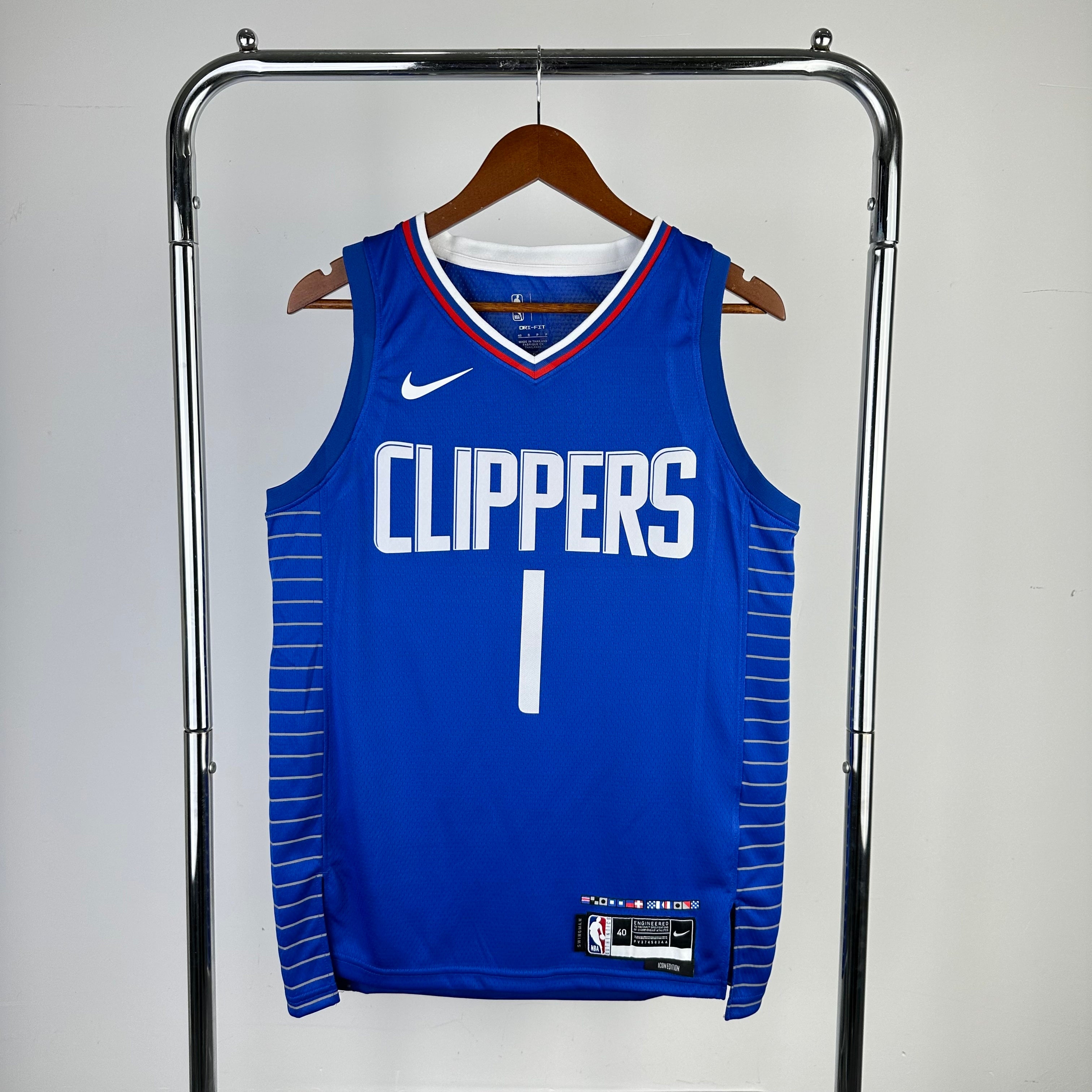 Los Angeles Clippers Away #1 James Harden (2022-23)