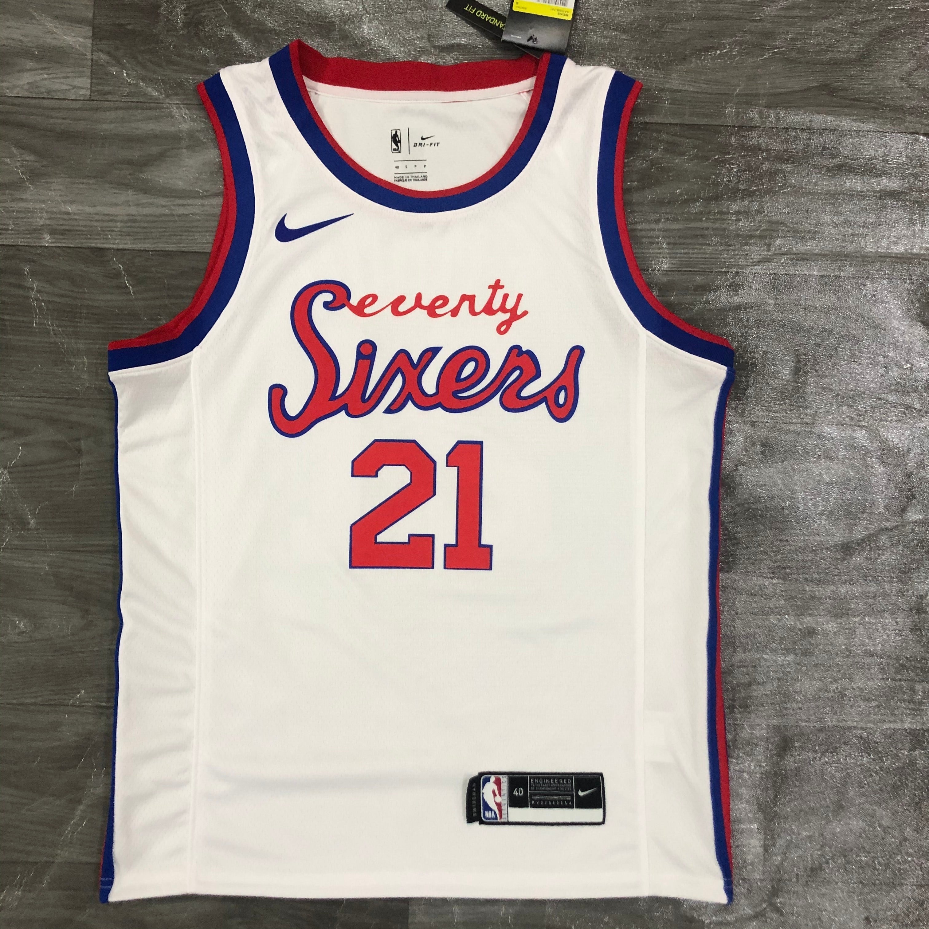 Philadelphia 76ers Retro #21 Joel Embiid (2020-21)