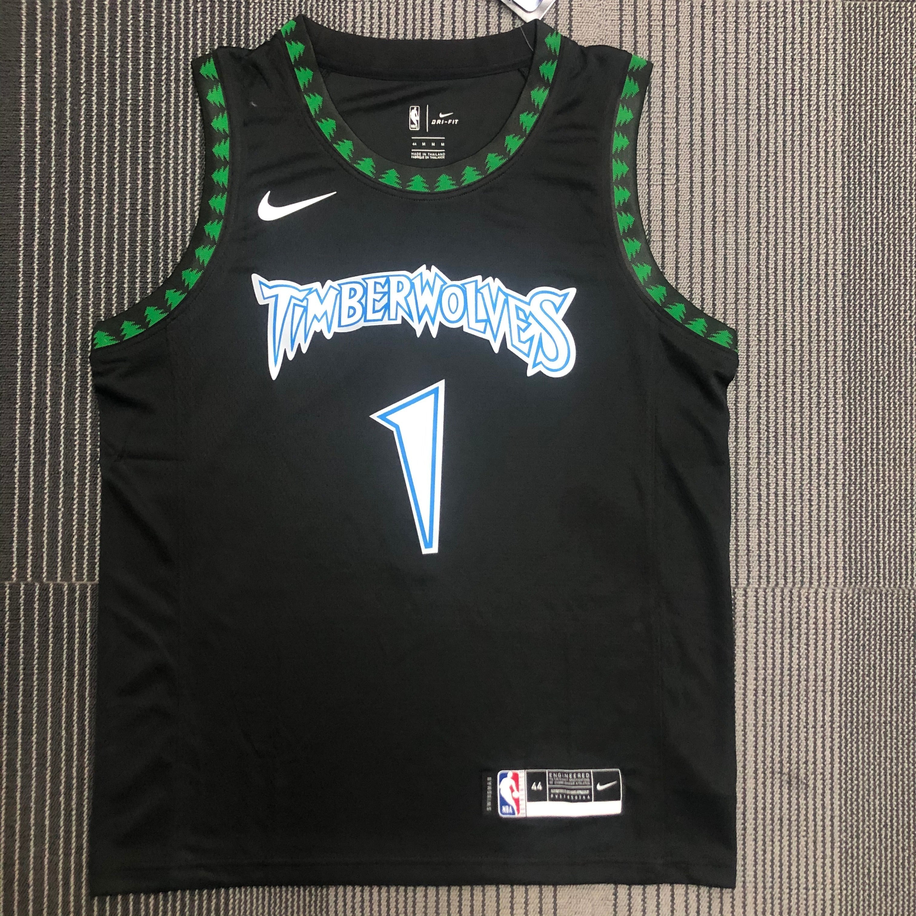 Minnesota Timberwolves Retro #1 Anthony Edwards
