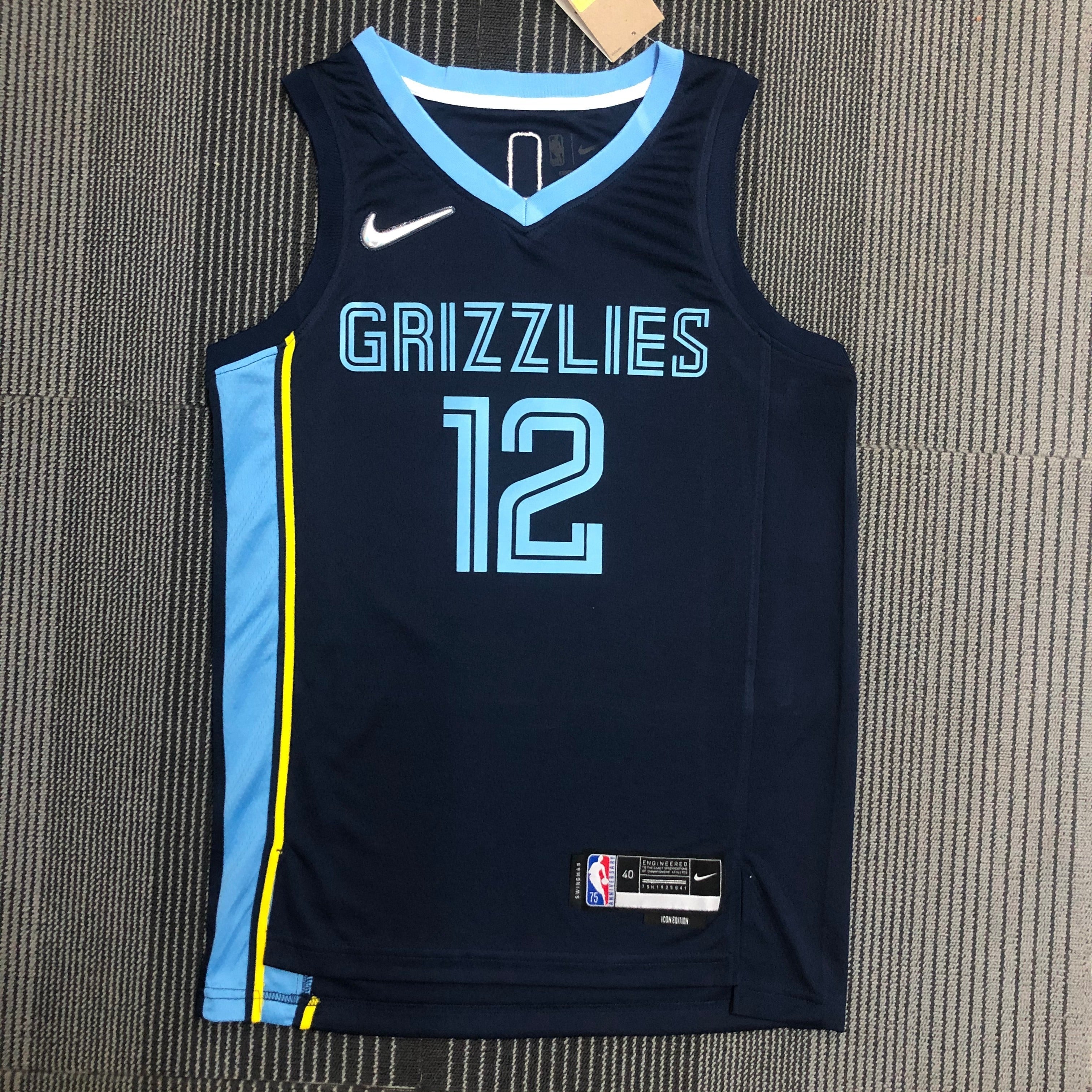 Memphis Grizzlies 75th Anniversary #12 Ja Morant