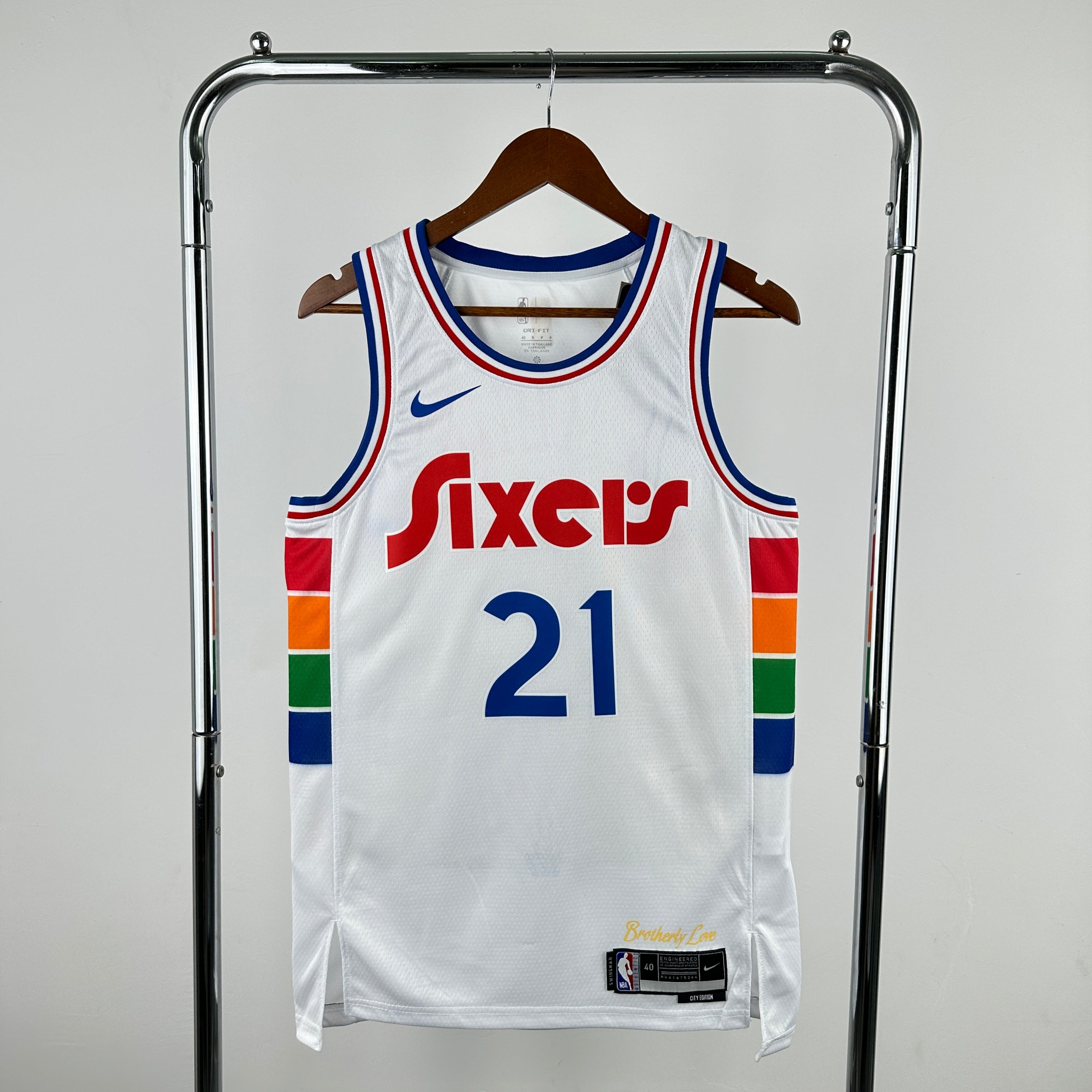 Philadelphia 76ers City Edition #21 Joel Embiid (2024-25)