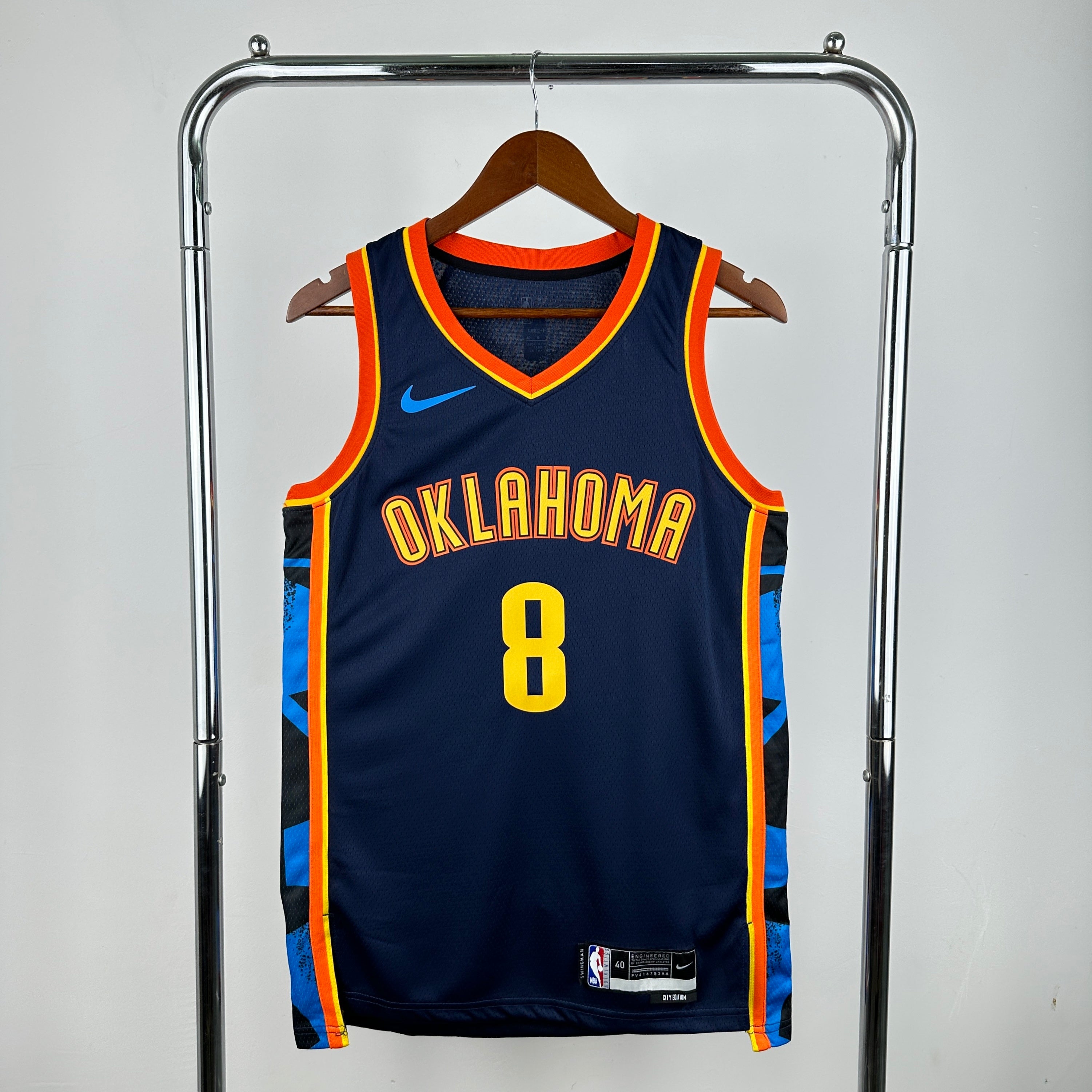 Oklahoma City Thunder City Edition #8 Jalen Williams (2024-25)