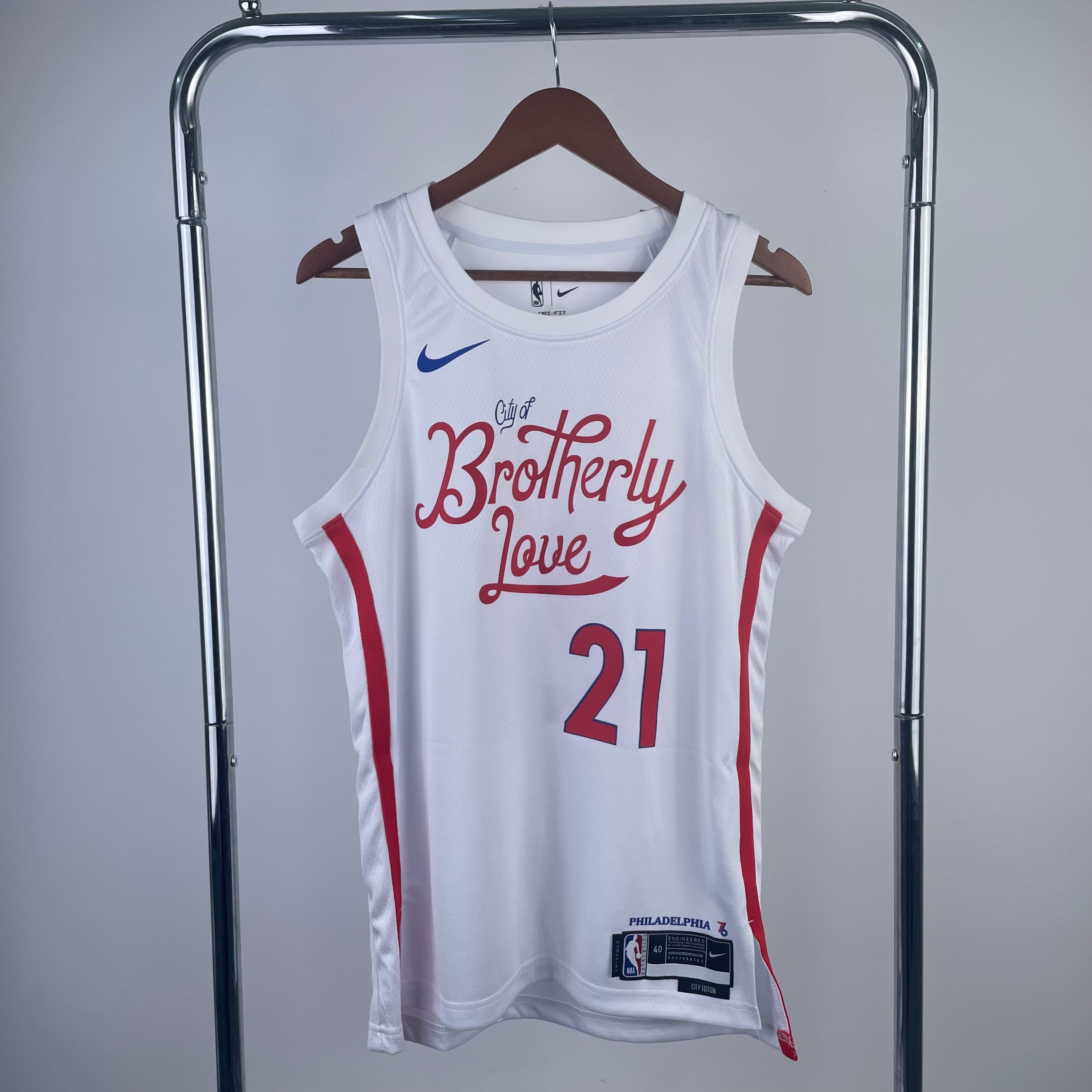 Philadelphia 76ers City Edition #21 Joel Embiid (2022-23)