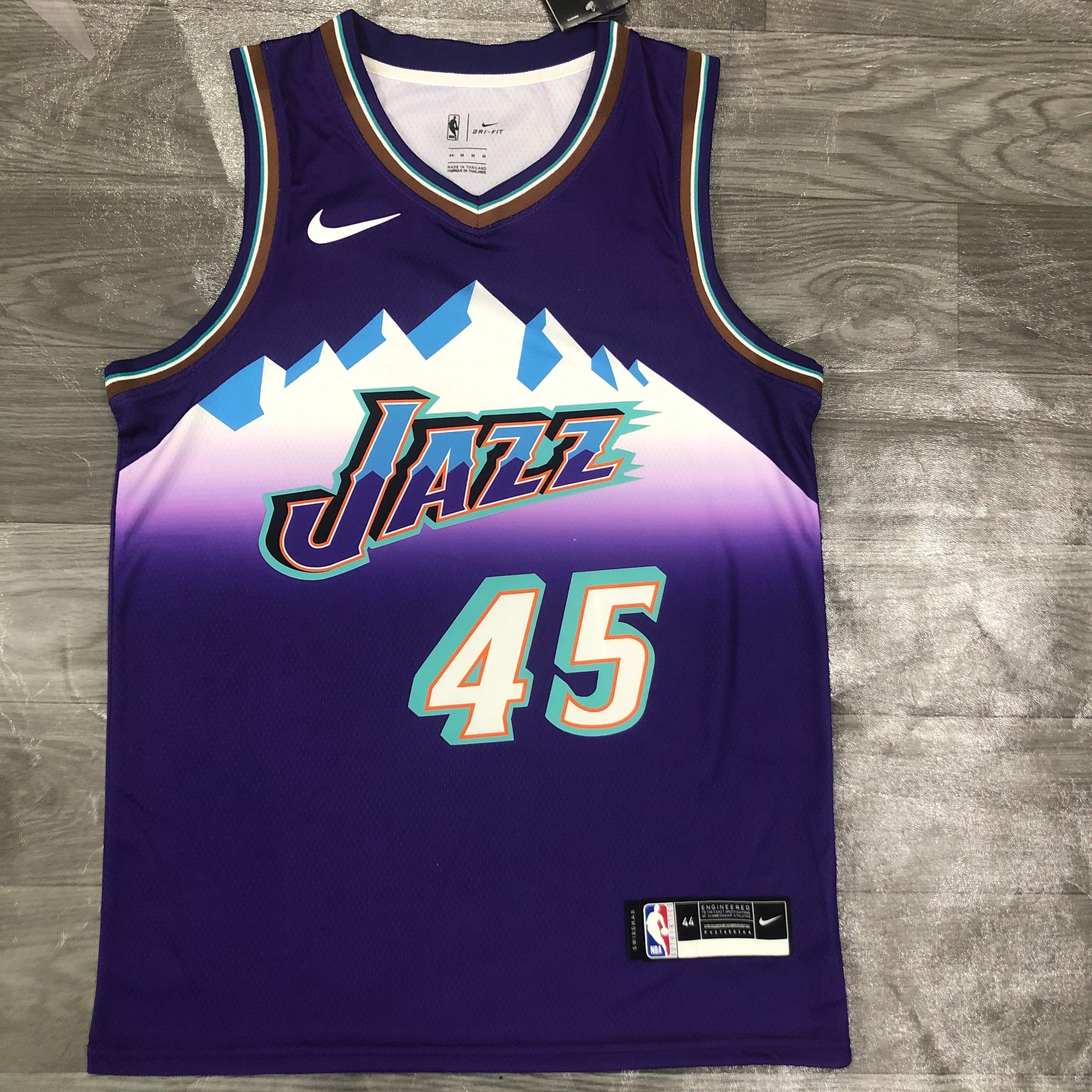 Utah Jazz Retro #45 Donovan Mitchell