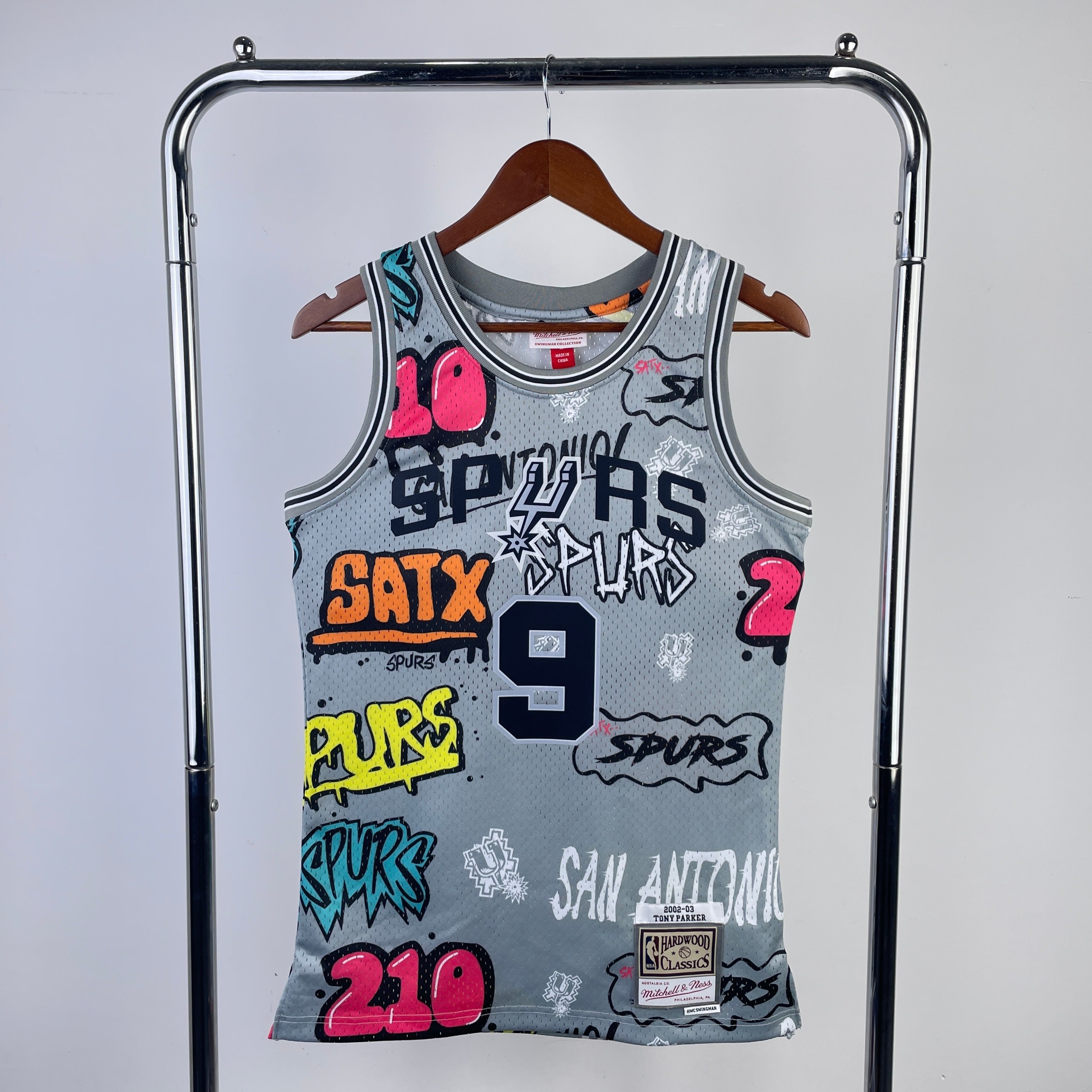 San Antonio Spurs Retro #9 Tony Parker