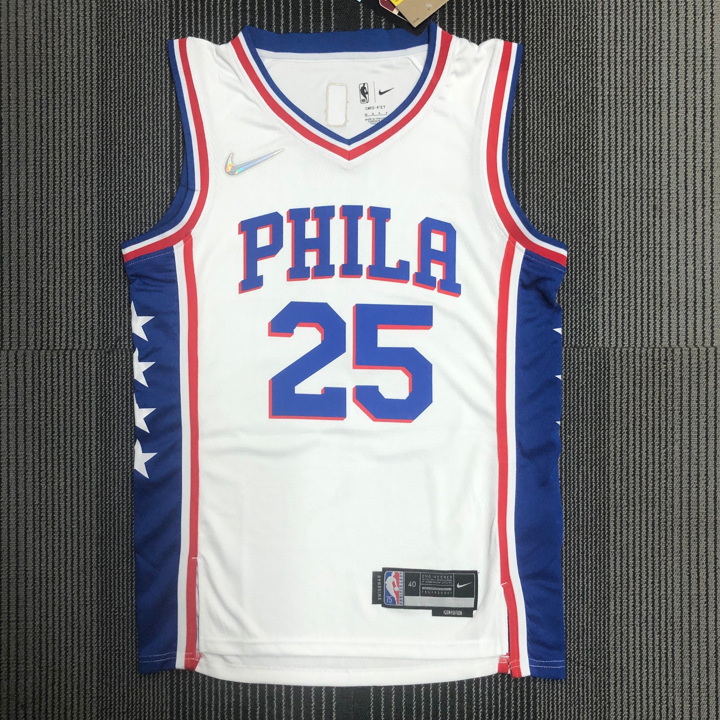 Philadelphia 76ers 75th Anniversary #25