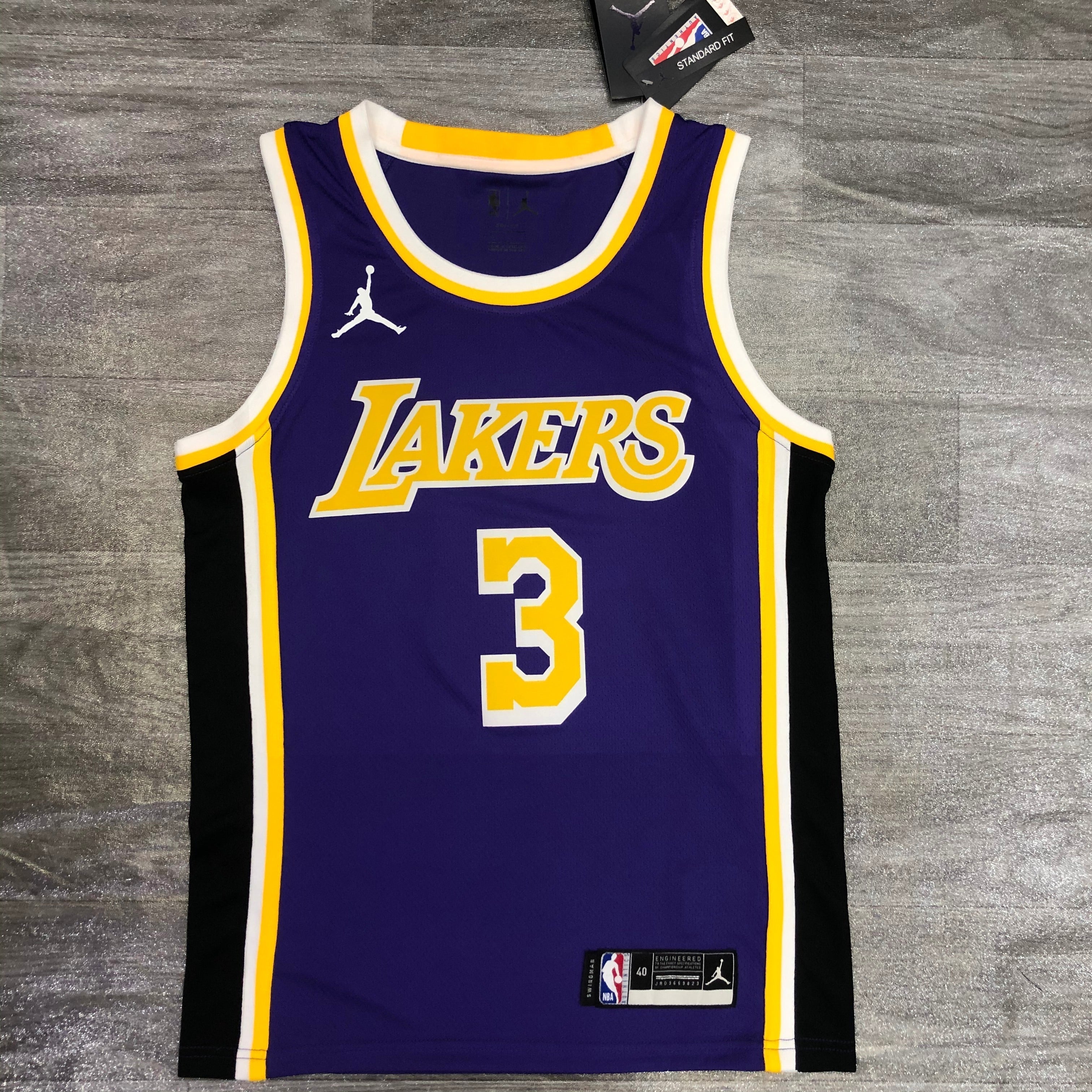 Los Angeles Lakers Jordan Brand #3 Anthony Davis