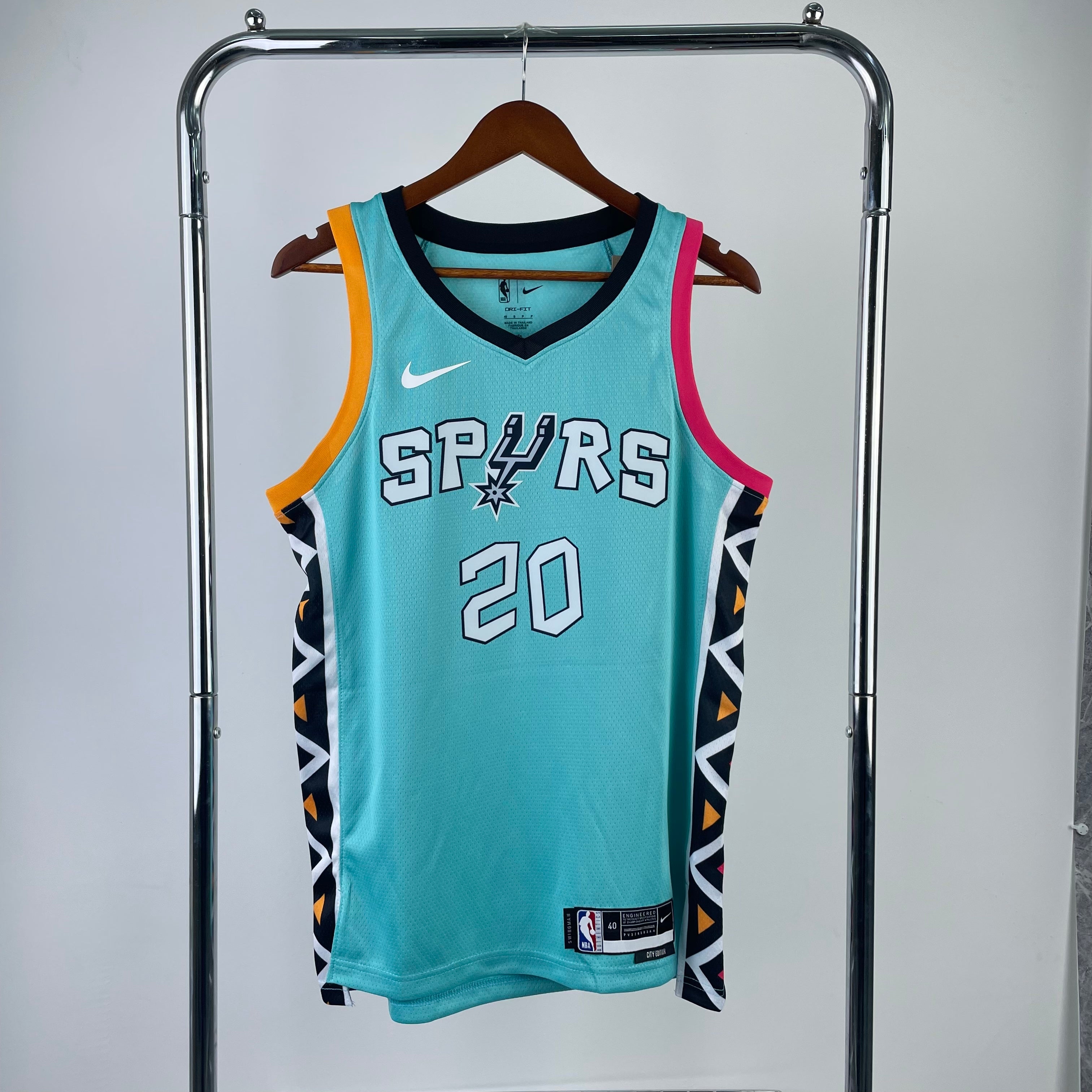 San Antonio Spurs City Edition #20 Manu Ginobili (2022-23)