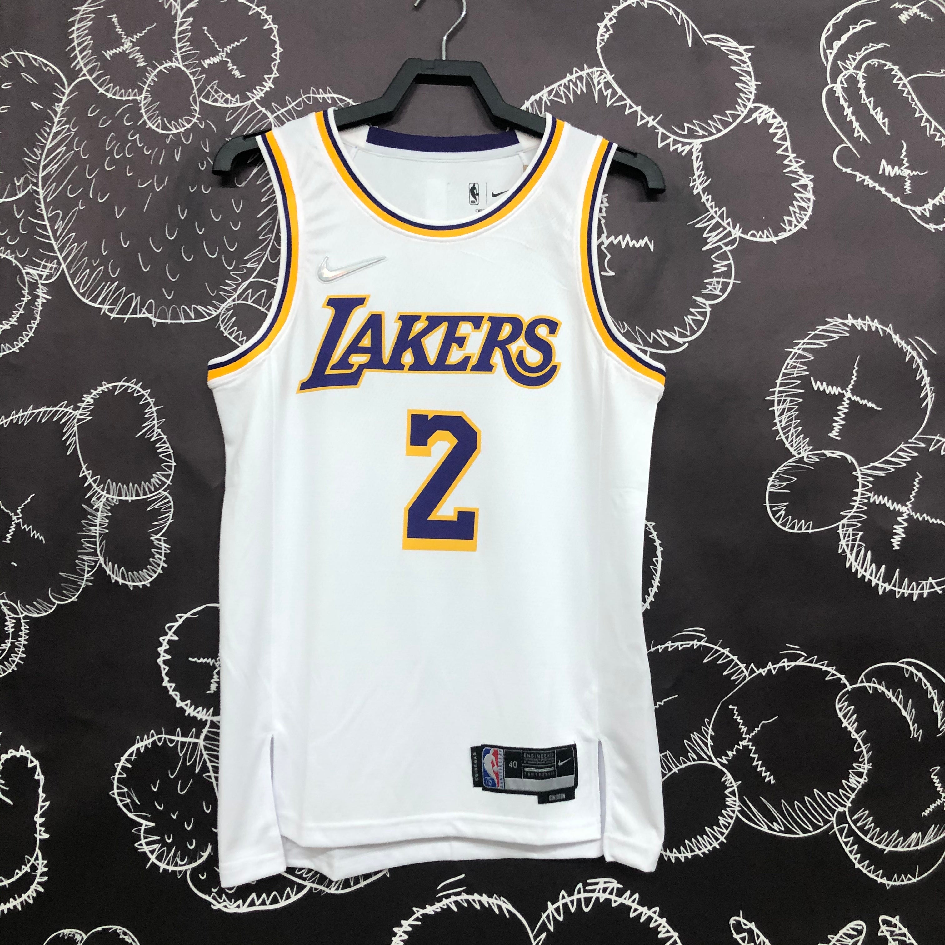 Los Angeles Lakers 75th Anniversary #2 Kyrie Irving