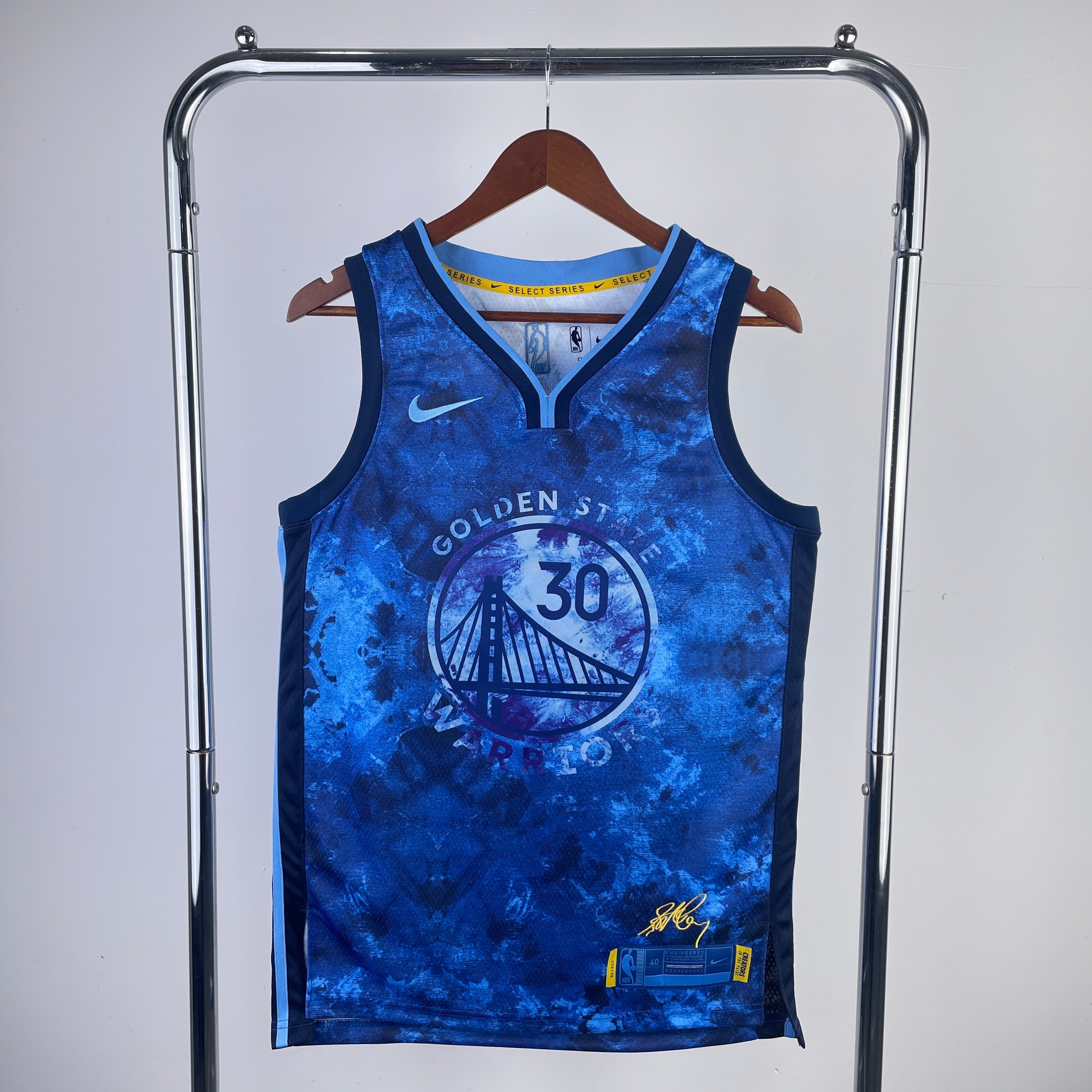 Golden State Warriors 75th Anniversary #30 Stephen Curry (2022-23)
