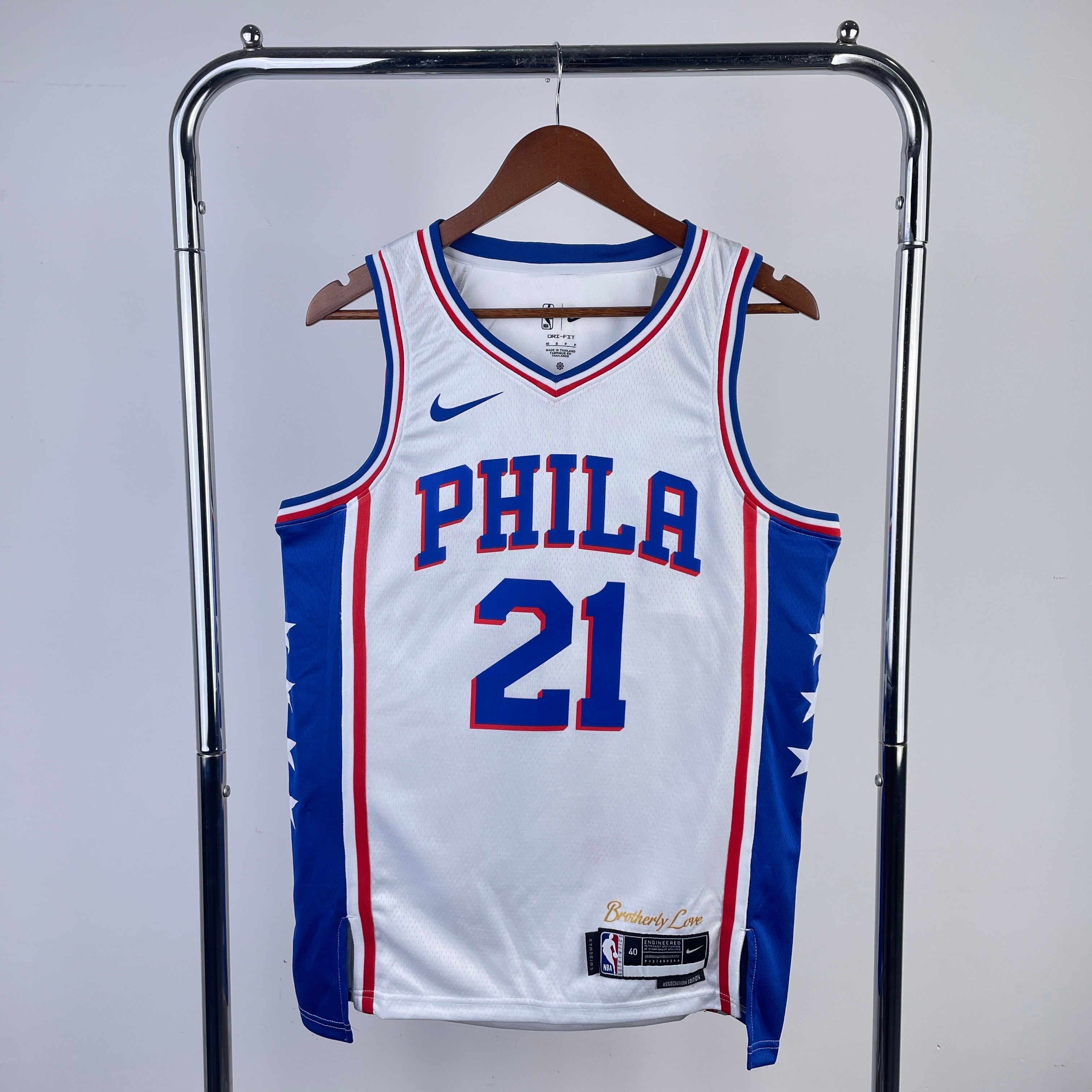 Philadelphia 76ers Home #21 Joel Embiid (2022-23)