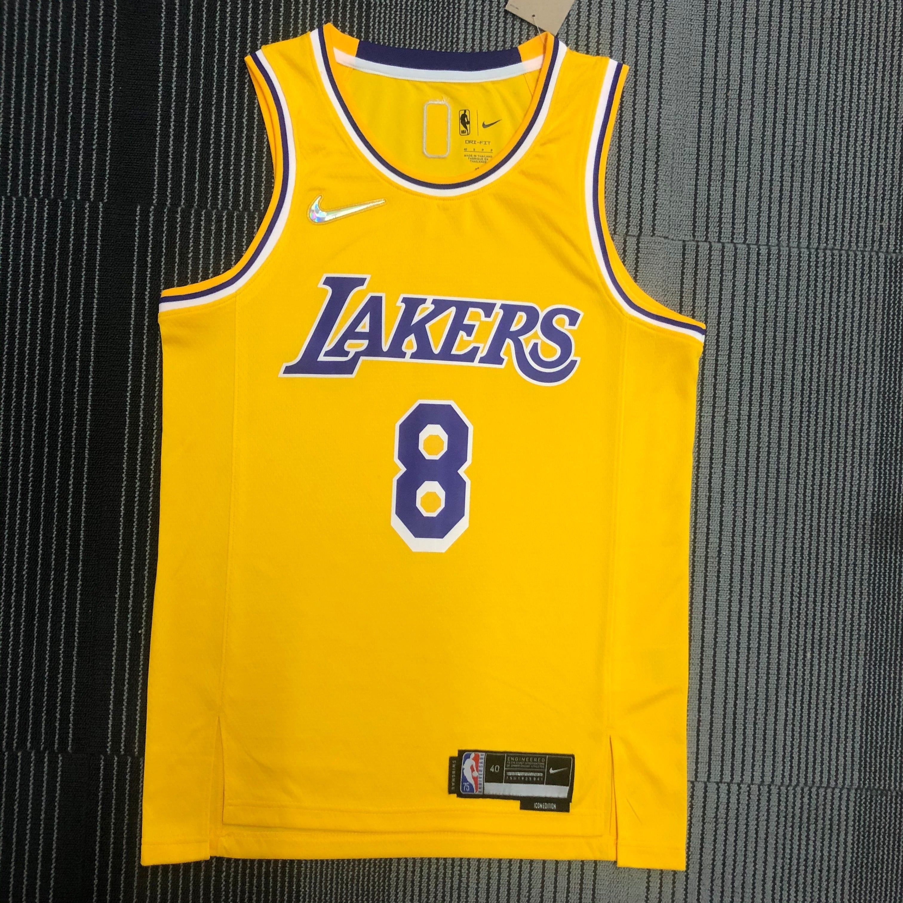 Los Angeles Lakers 75th Anniversary #8 Kobe Bryant