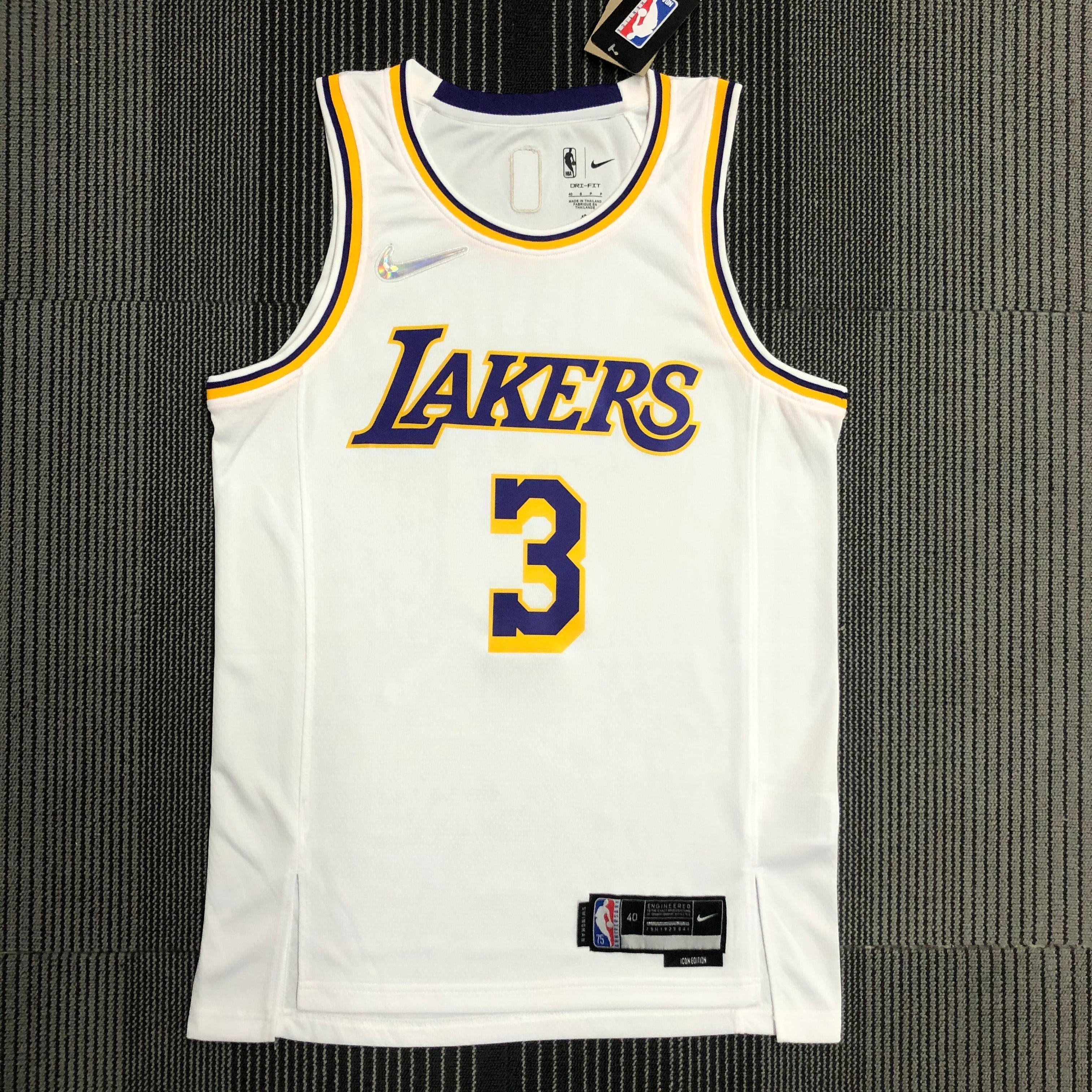 Los Angeles Lakers 75th Anniversary #3 Anthony Davis