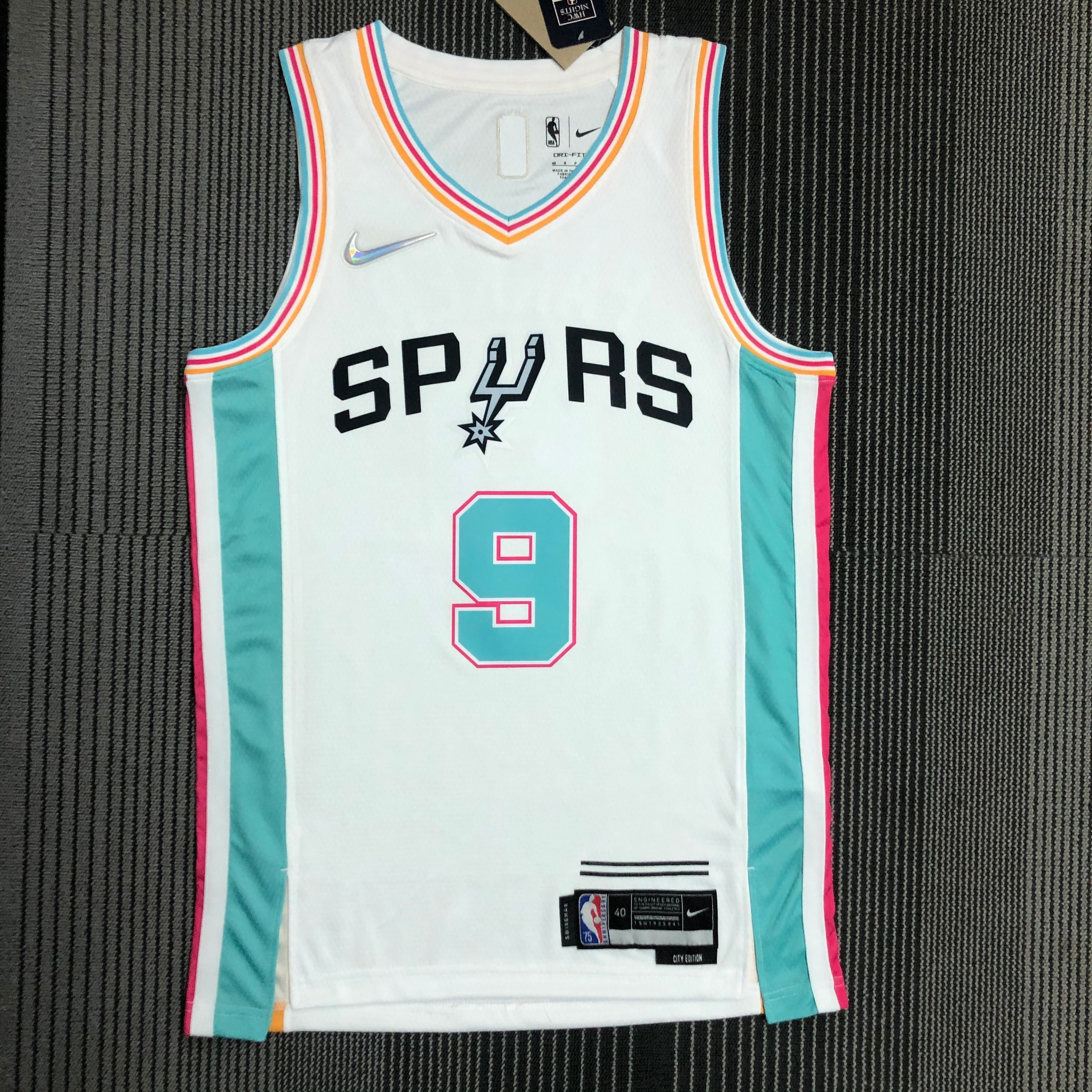 San Antonio Spurs City Edition #9 Tony Parker