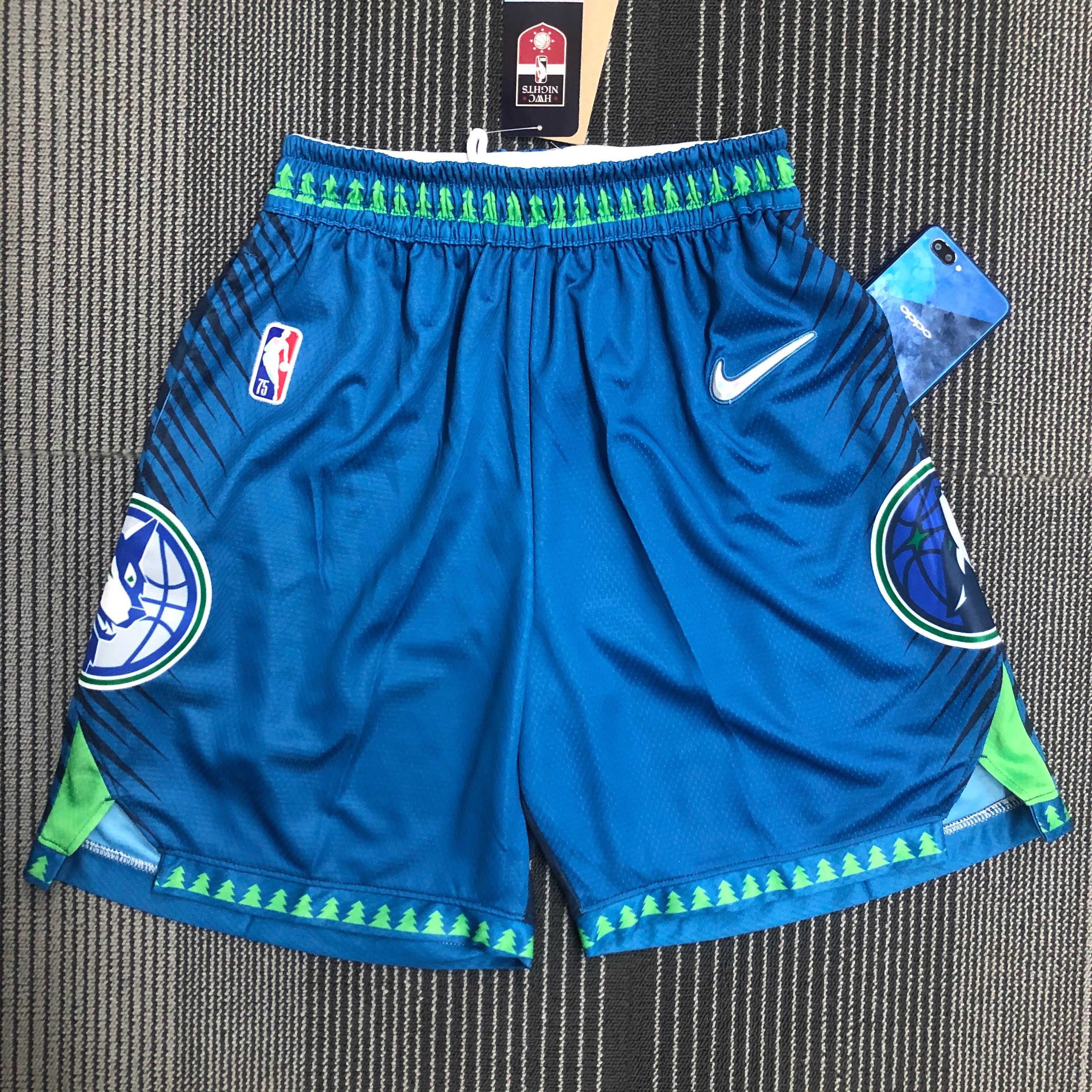 Minnesota Timberwolves City Edition Shorts