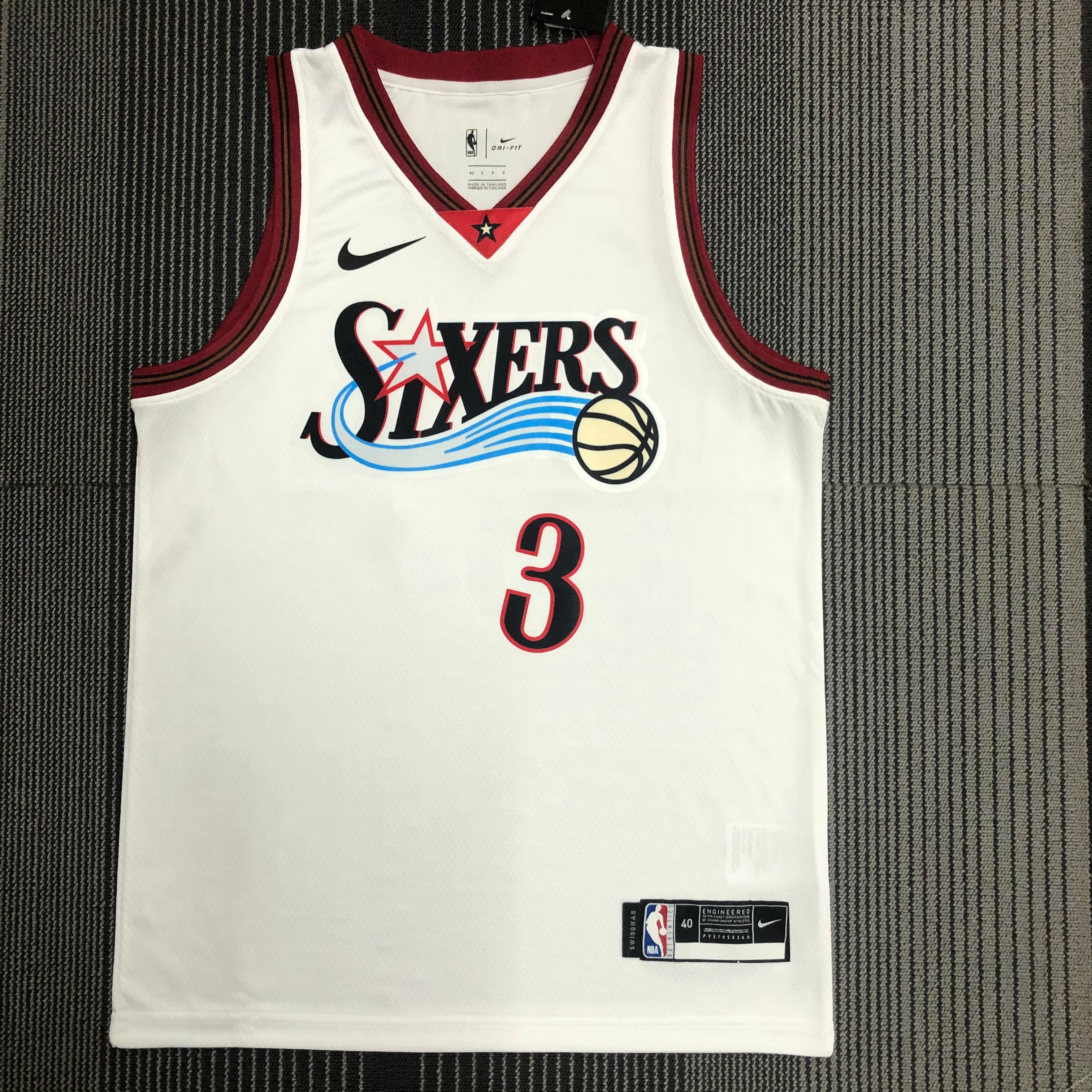 Philadelphia 76ers Retro #3 Allen Iverson