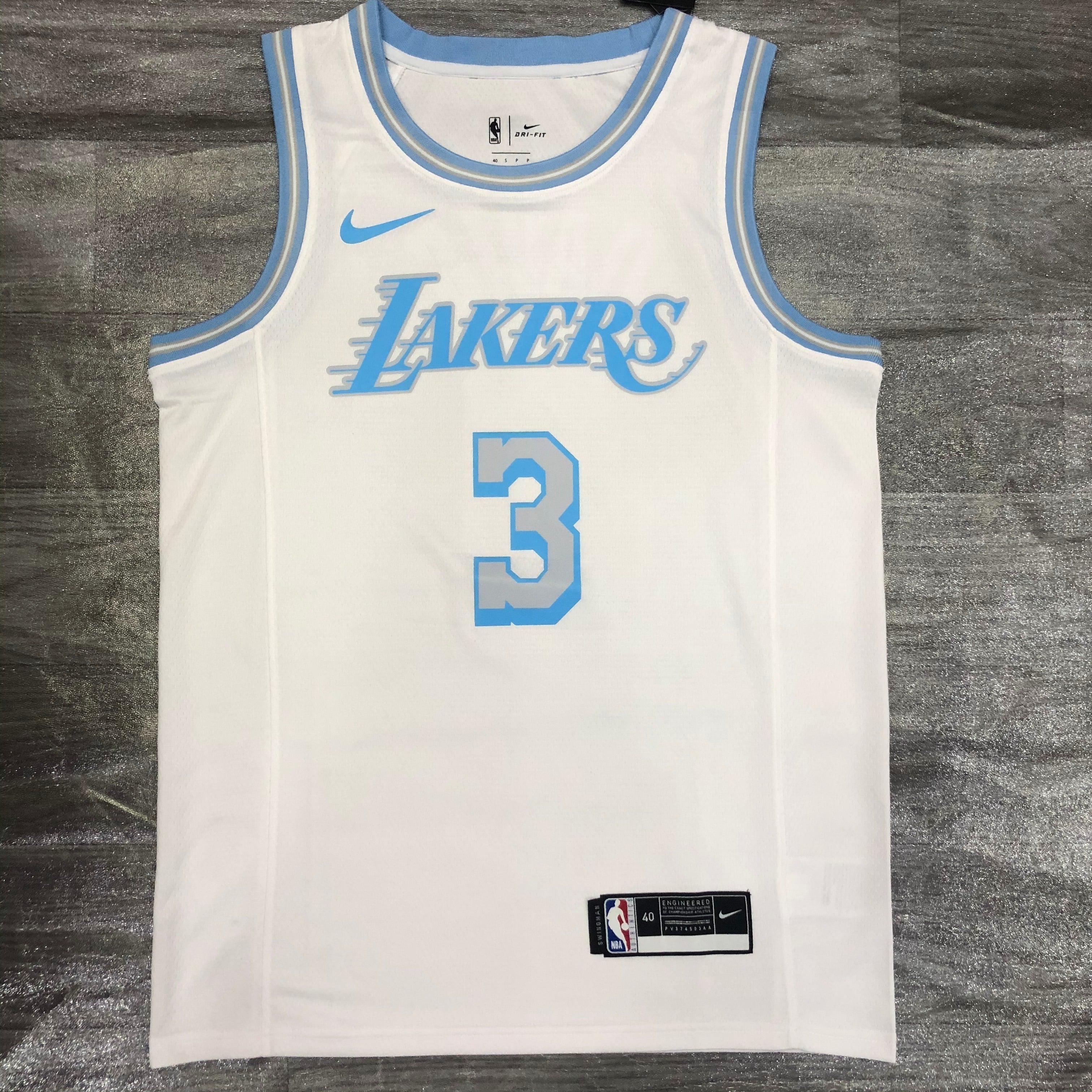 Los Angeles Lakers Retro #3 Anthony Davis (2020-21)