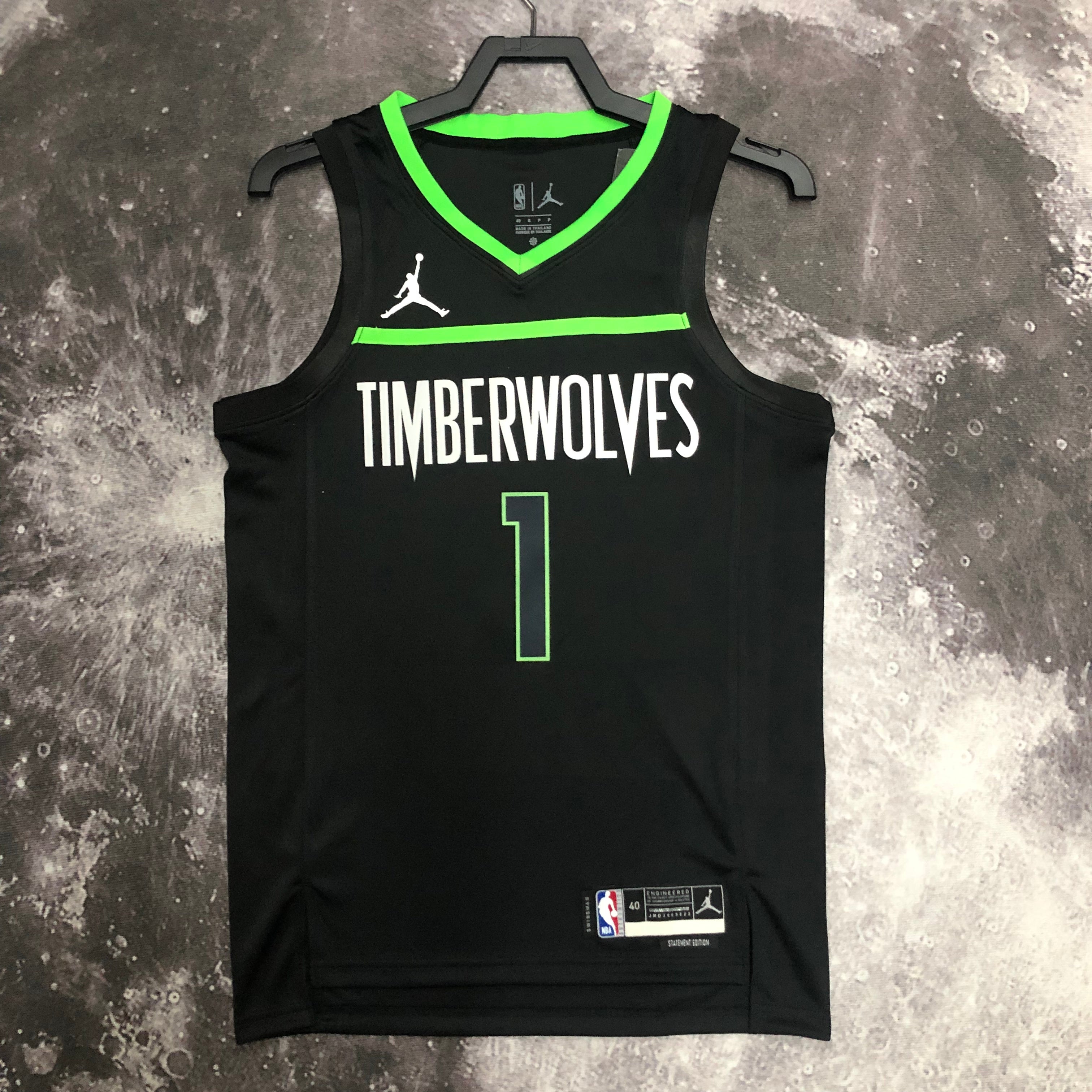 Minnesota Timberwolves Jordan Brand #1 Anthony Edwards (2022-23)