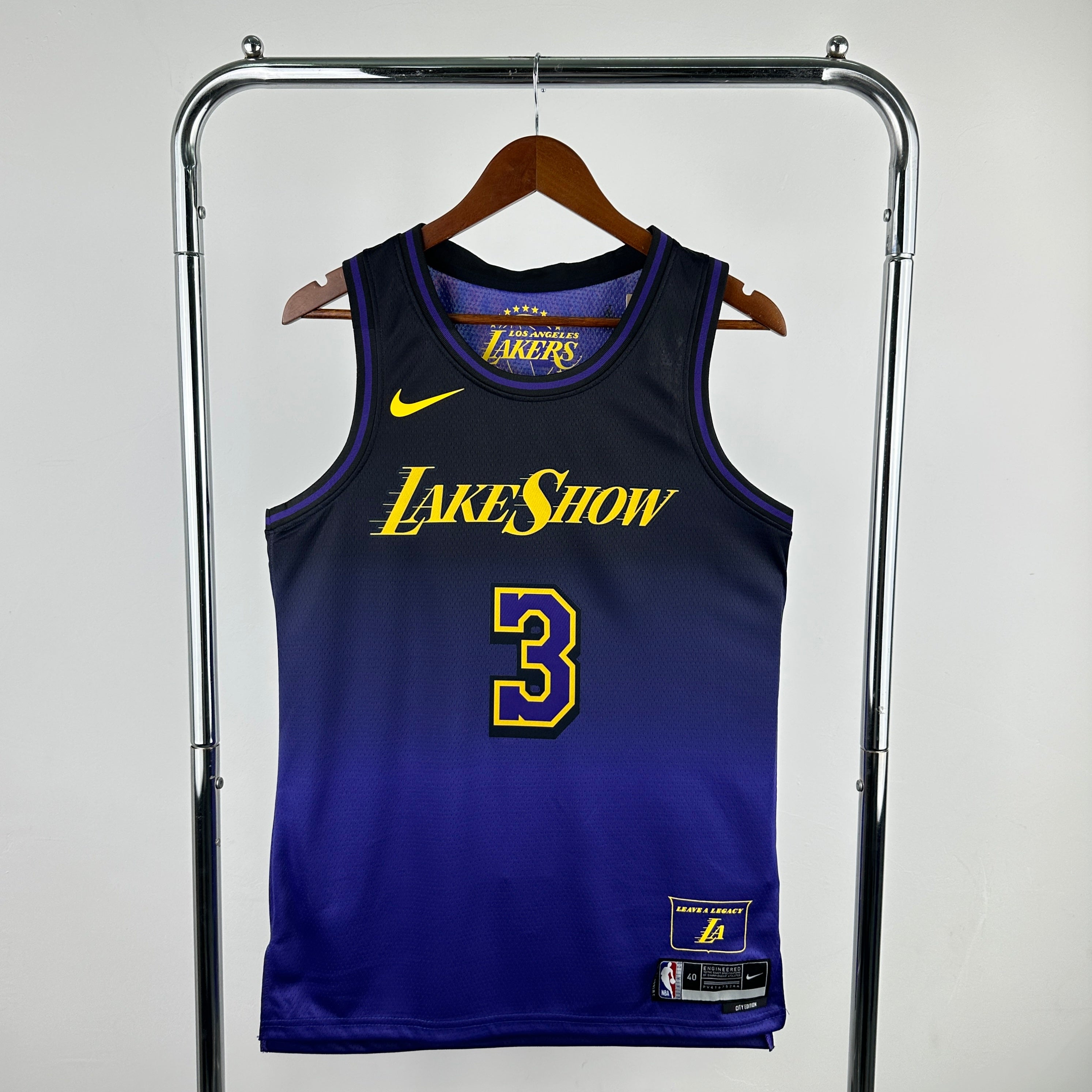 Los Angeles Lakers City Edition #3 Anthony Davis (2024-25)