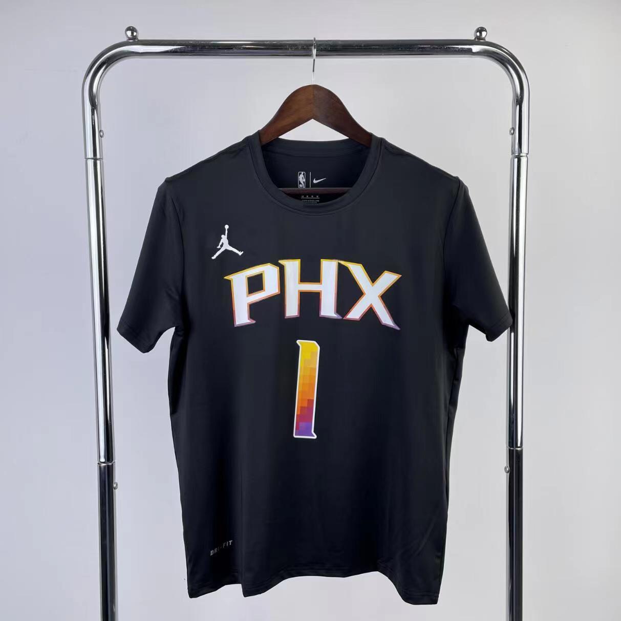 Phoenix Suns Jordan Brand #1 Devin Booker T-Shirt