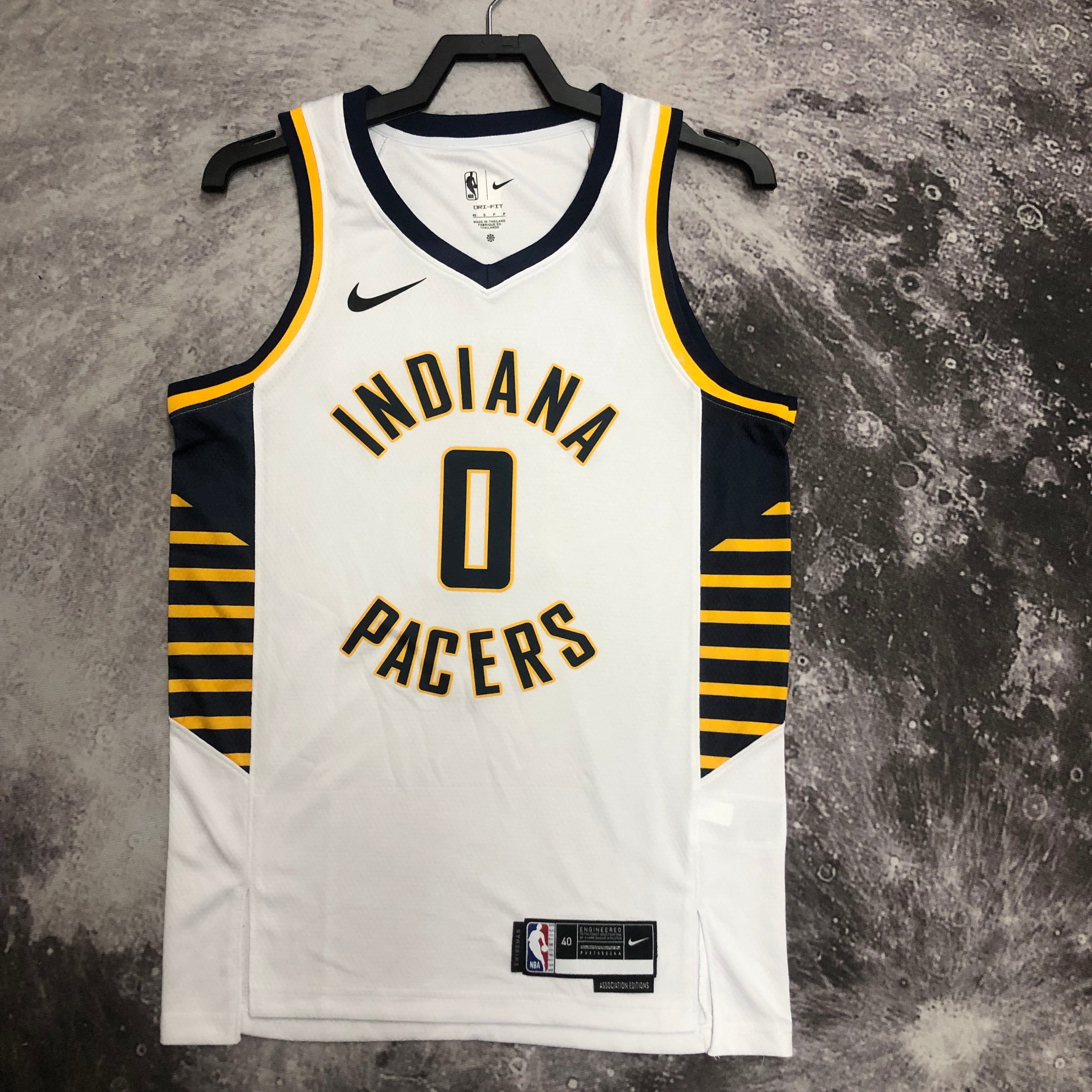 Indiana Pacers Home #0 Tyrese Haliburton (2022-23)