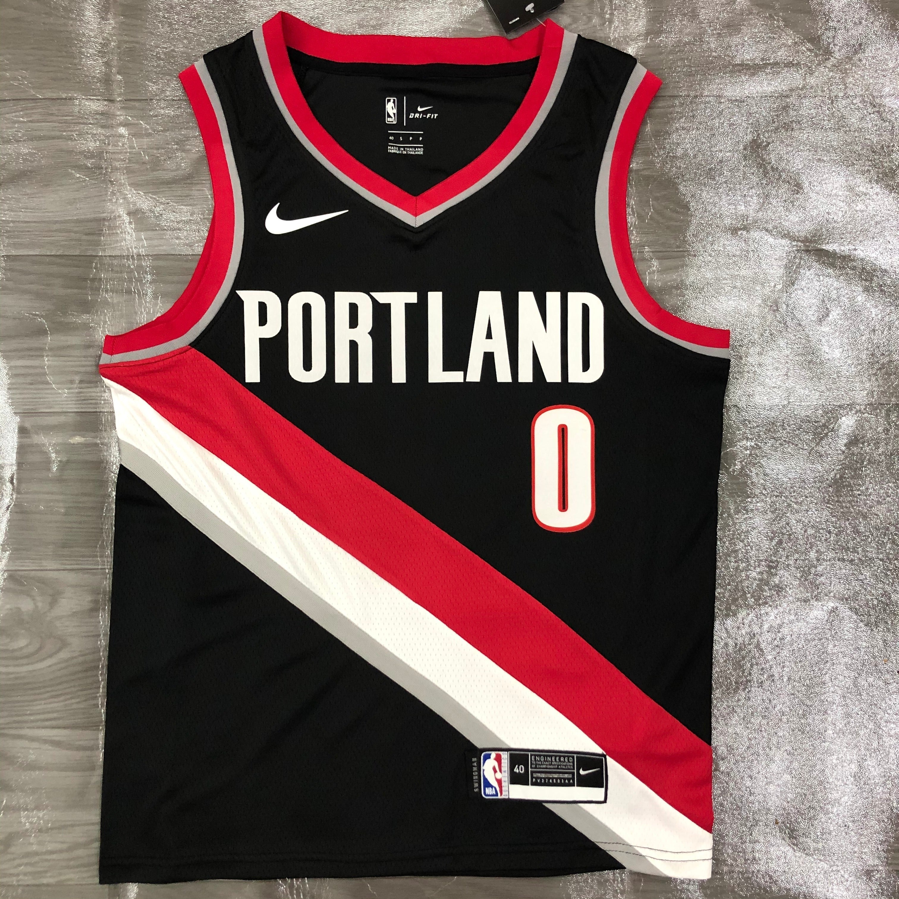 Portland Trail Blazers #0 Damian Lillard (2020-21)
