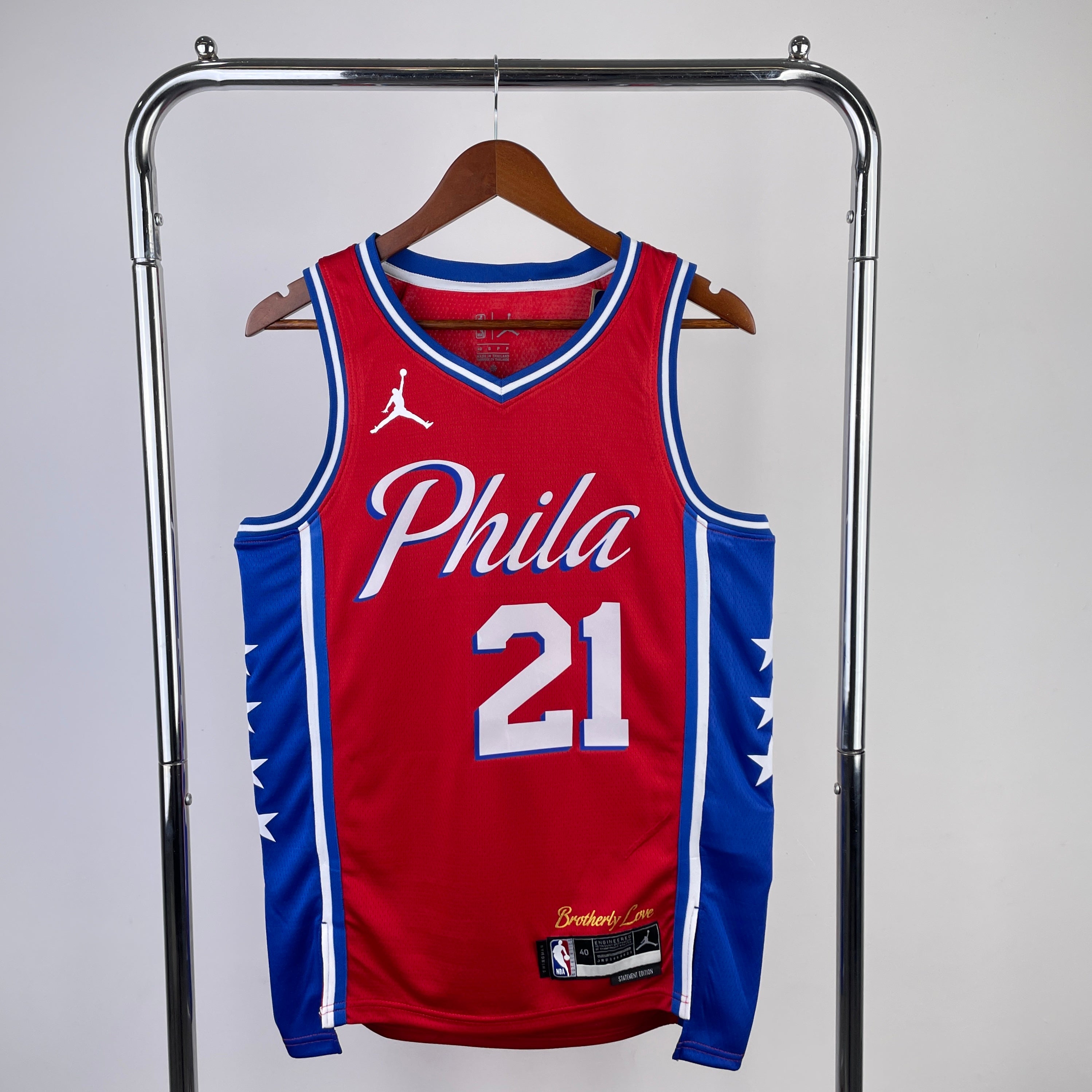 Philadelphia 76ers Jordan Brand #21 Joel Embiid (2022-23)