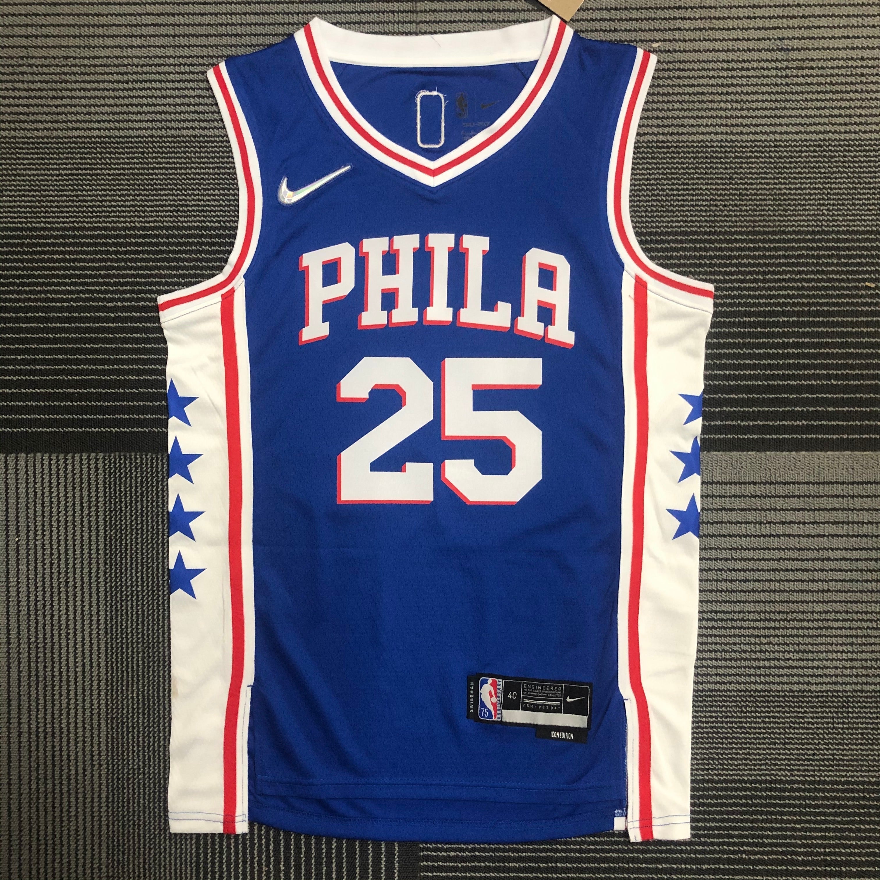 Philadelphia 76ers 75th Anniversary #25