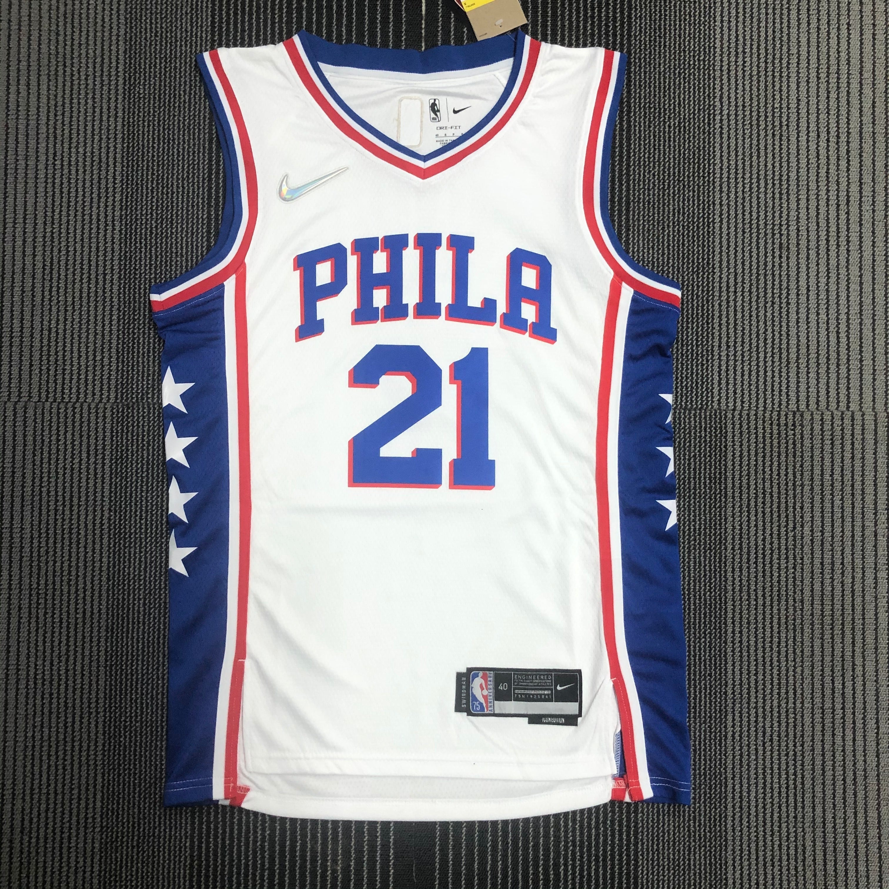Philadelphia 76ers 75th Anniversary #21 Joel Embiid
