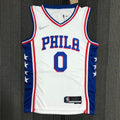 Philadelphia 76ers 75th Anniversary #0 Tyrese Maxey