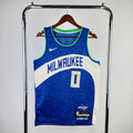 Milwaukee Bucks City Edition #0 Damian Lillard (2023-24)