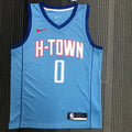 Houston Rockets City Edition #0 Russell Westbrook (2020-21)