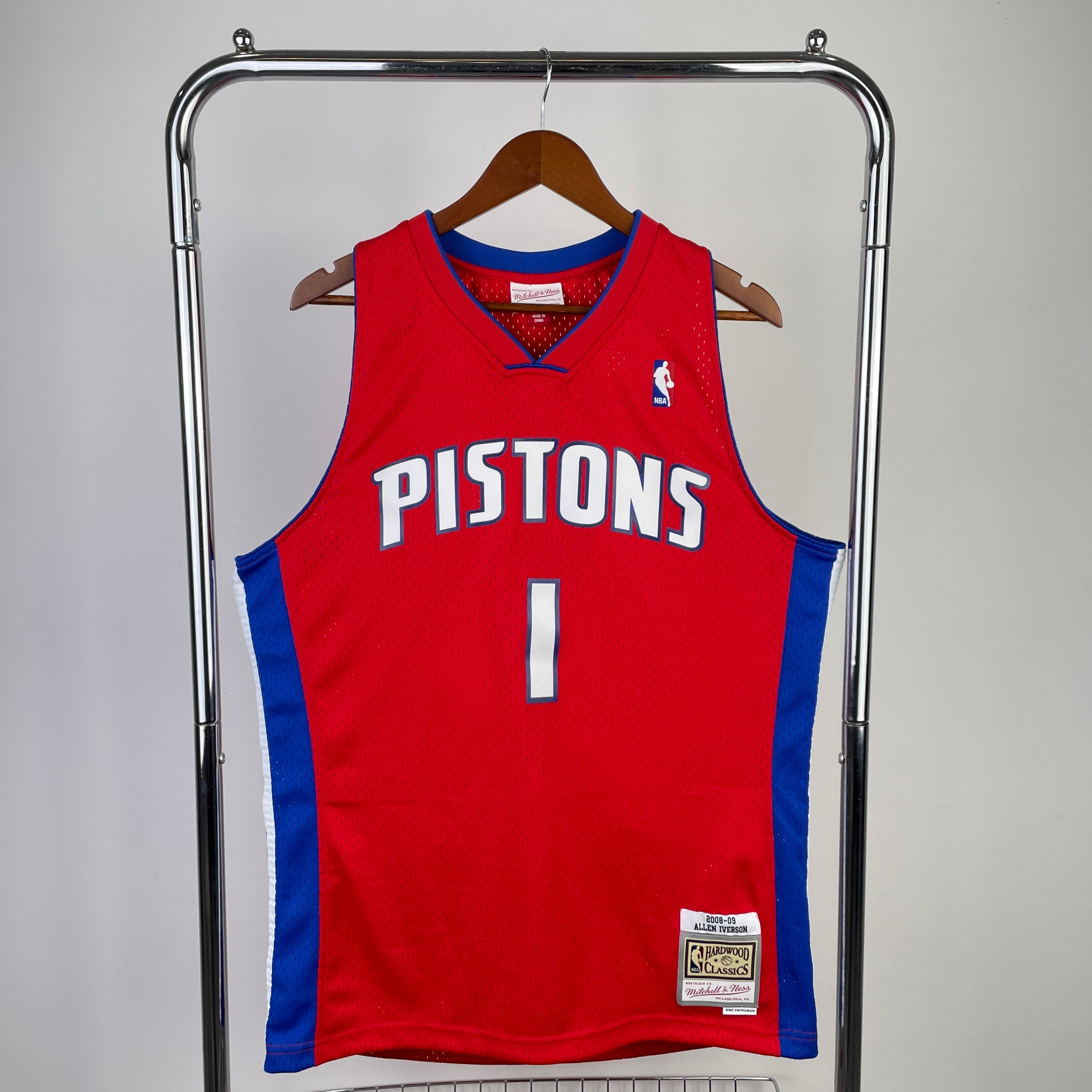 Detroit Pistons Retro #1 Allen Iverson