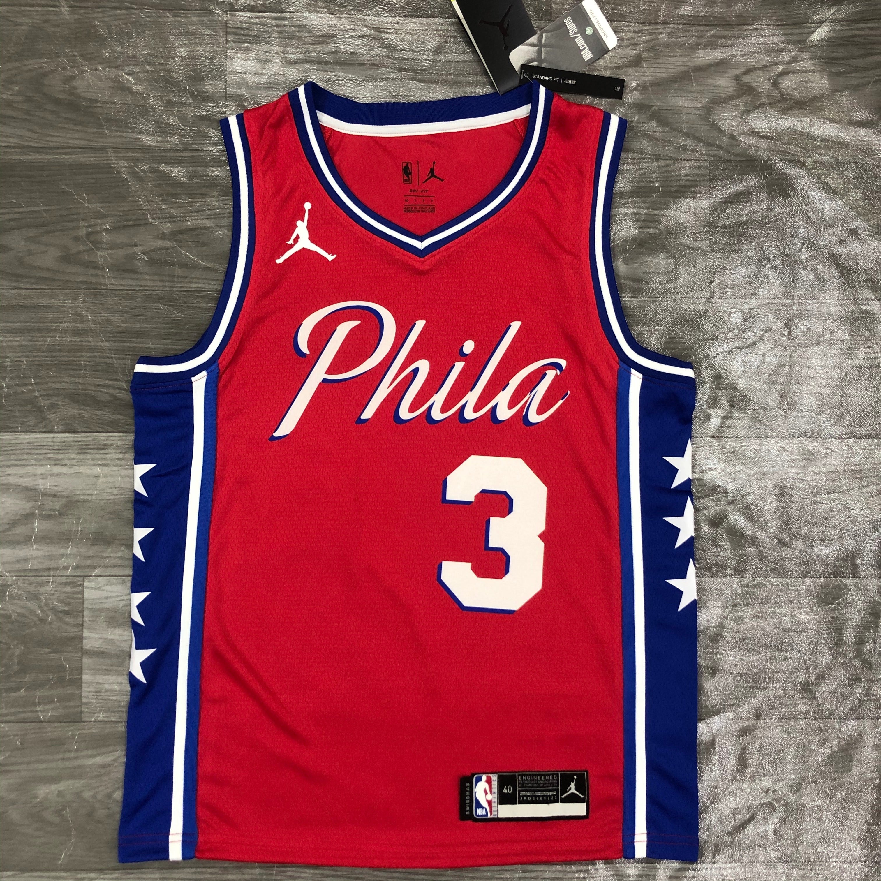 Philadelphia 76ers #3 Allen Iverson (2020-21)