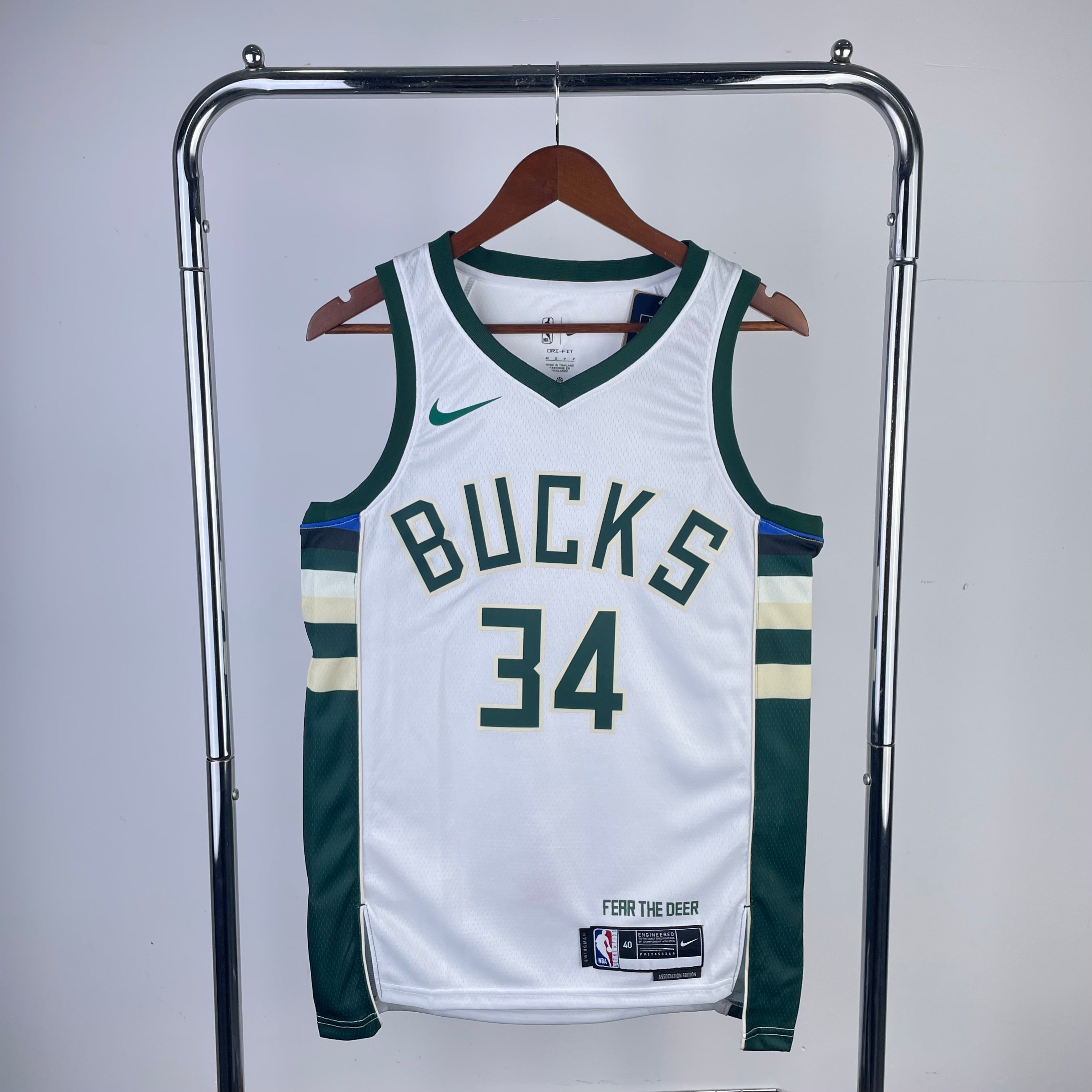 Milwaukee Bucks Home #34 Giannis Antetokounmpo (2022-23)