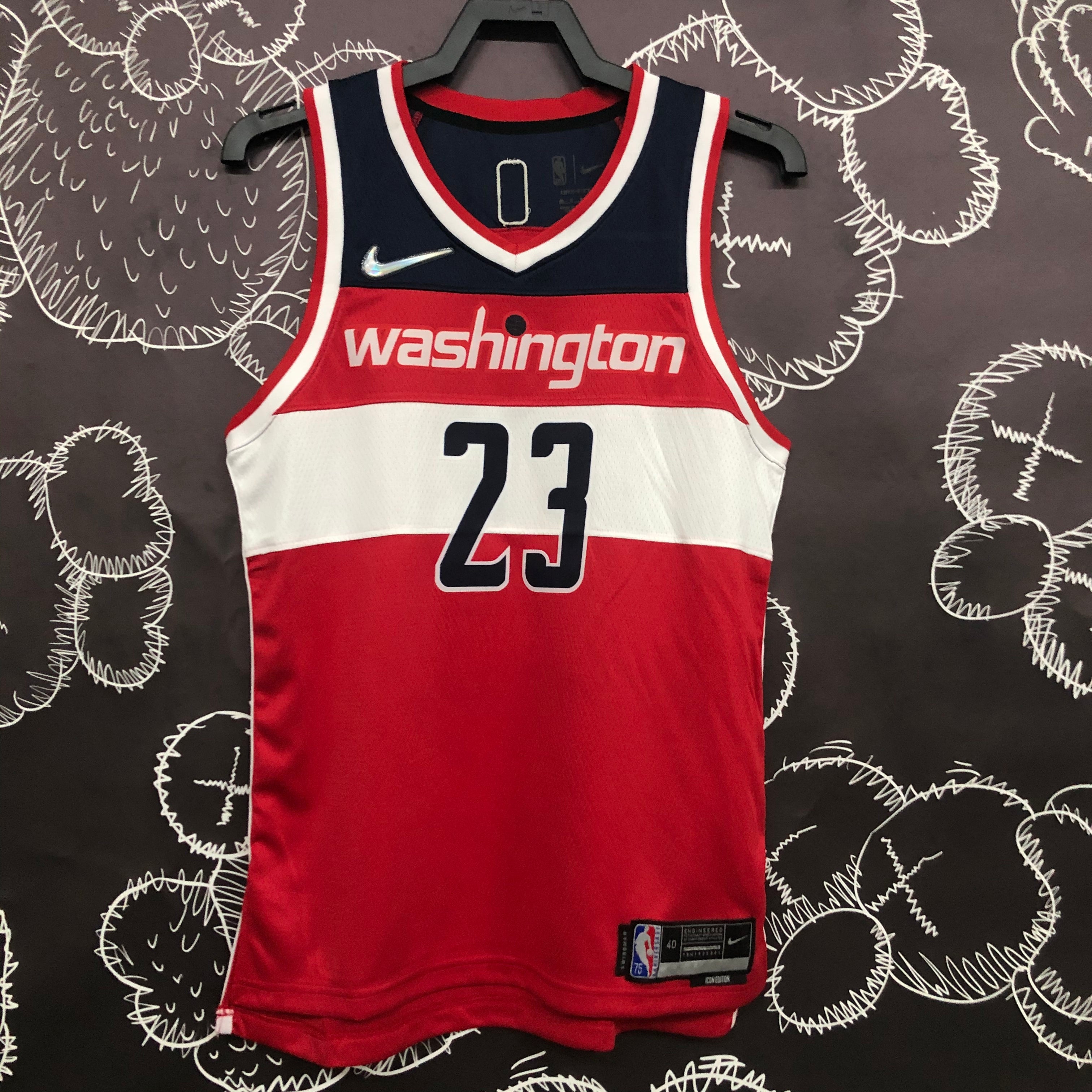 Washington Wizards 75th Anniversary #23 Michael Jordan