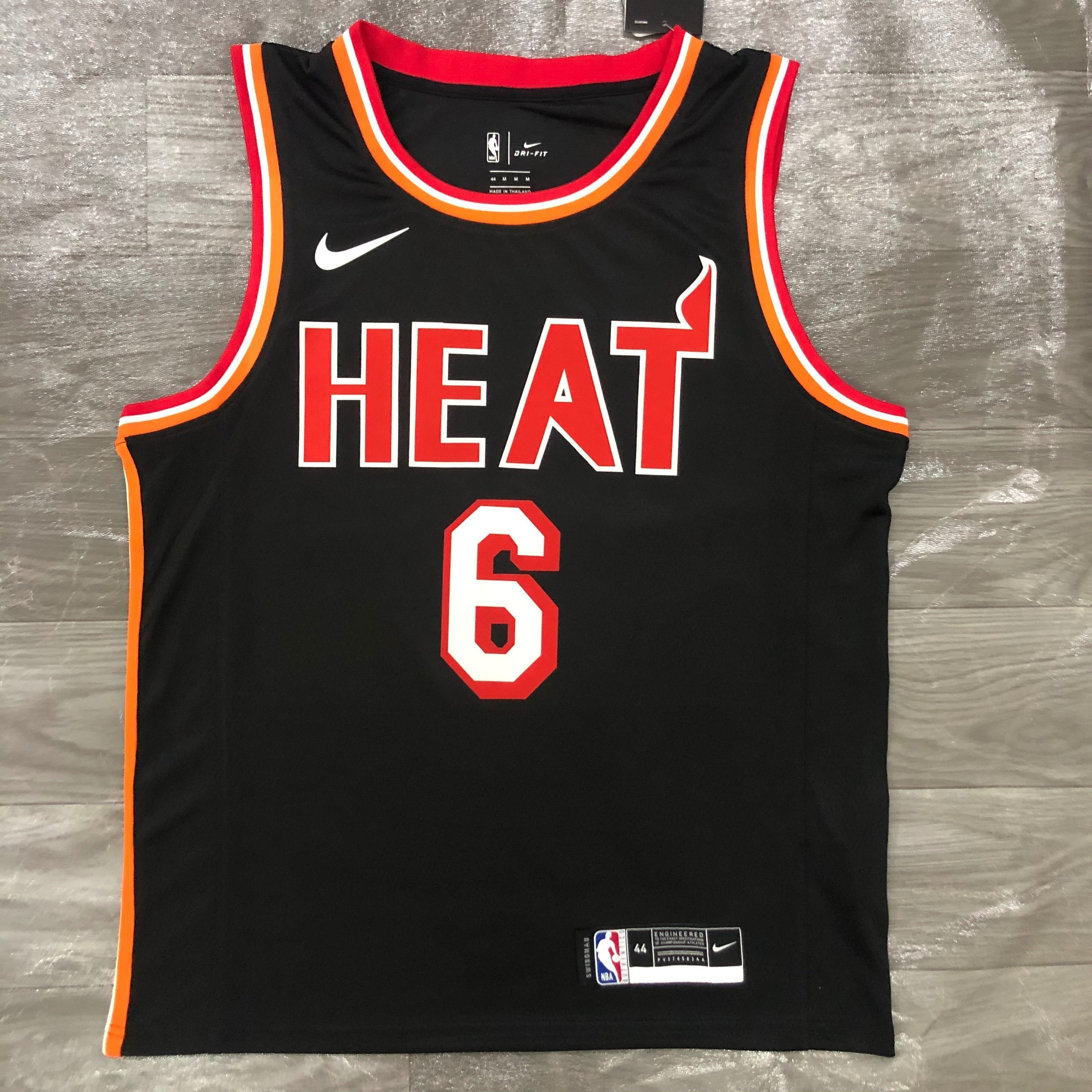 Miami Heat Retro #6 LeBron James