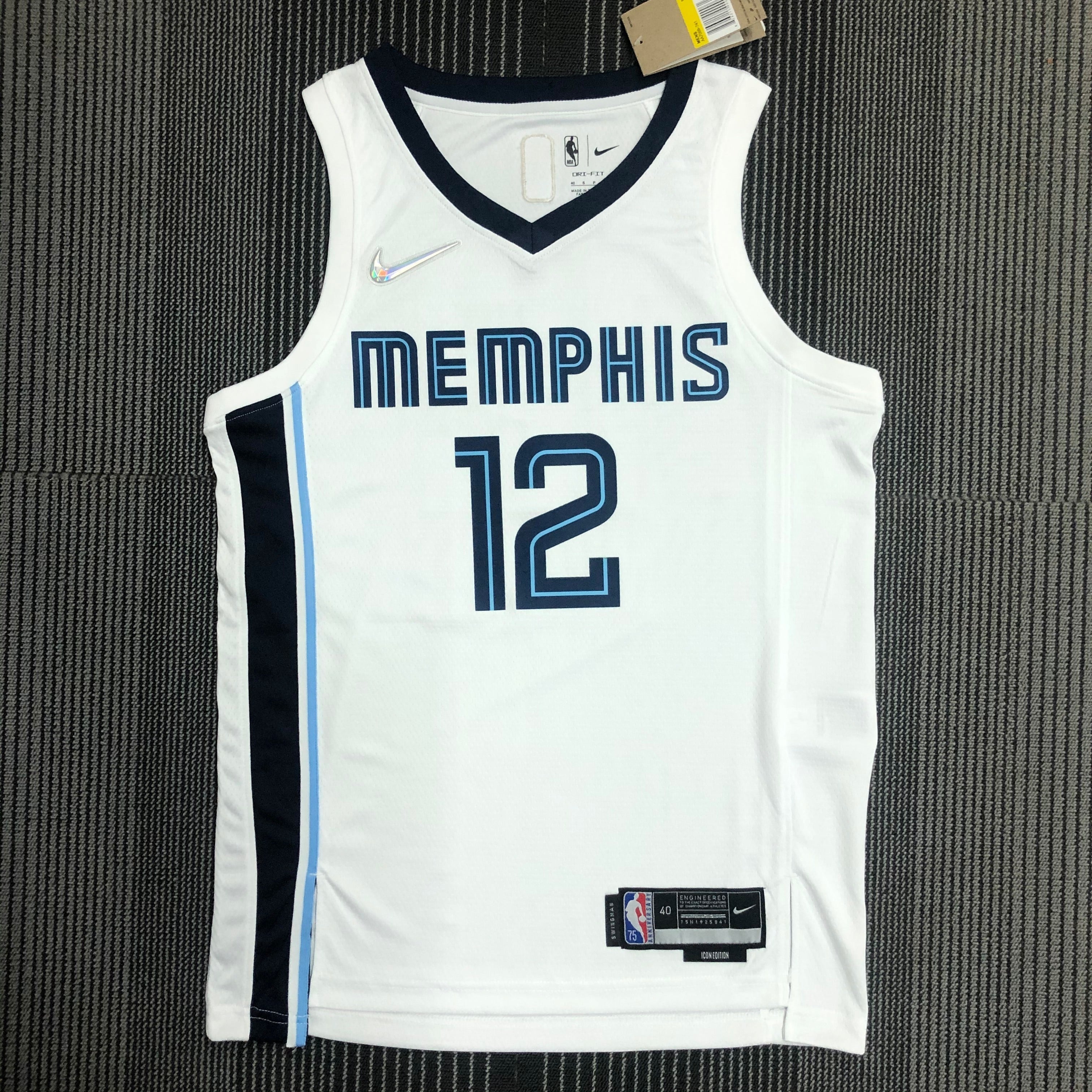 Memphis Grizzlies 75th Anniversary #12 Ja Morant