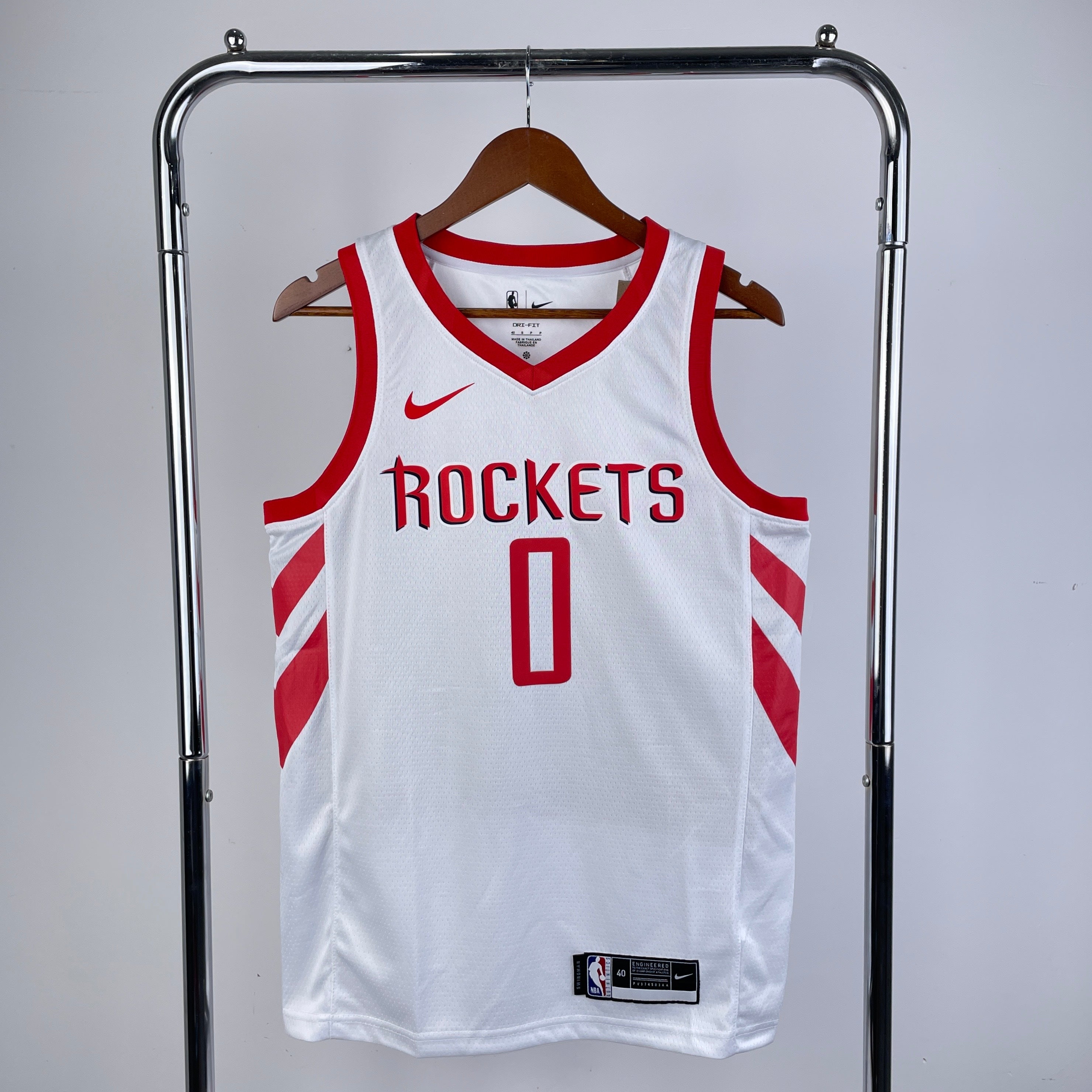 Houston Rockets Home #0 Russell Westbrook