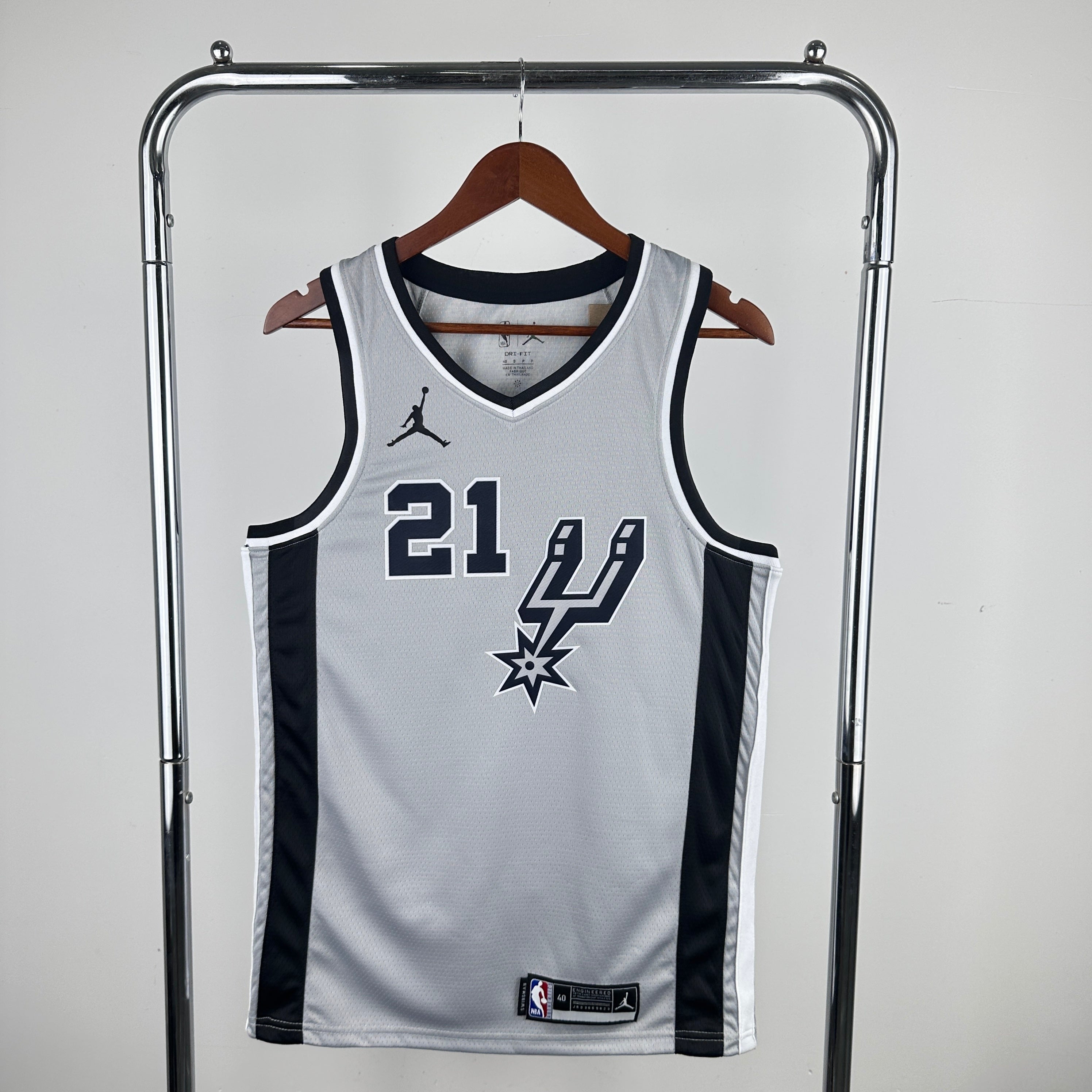 San Antonio Spurs Jordan Brand #21 Tim Duncan (2020-21)