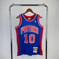 Detroit Pistons Retro #10 Dennis Rodman