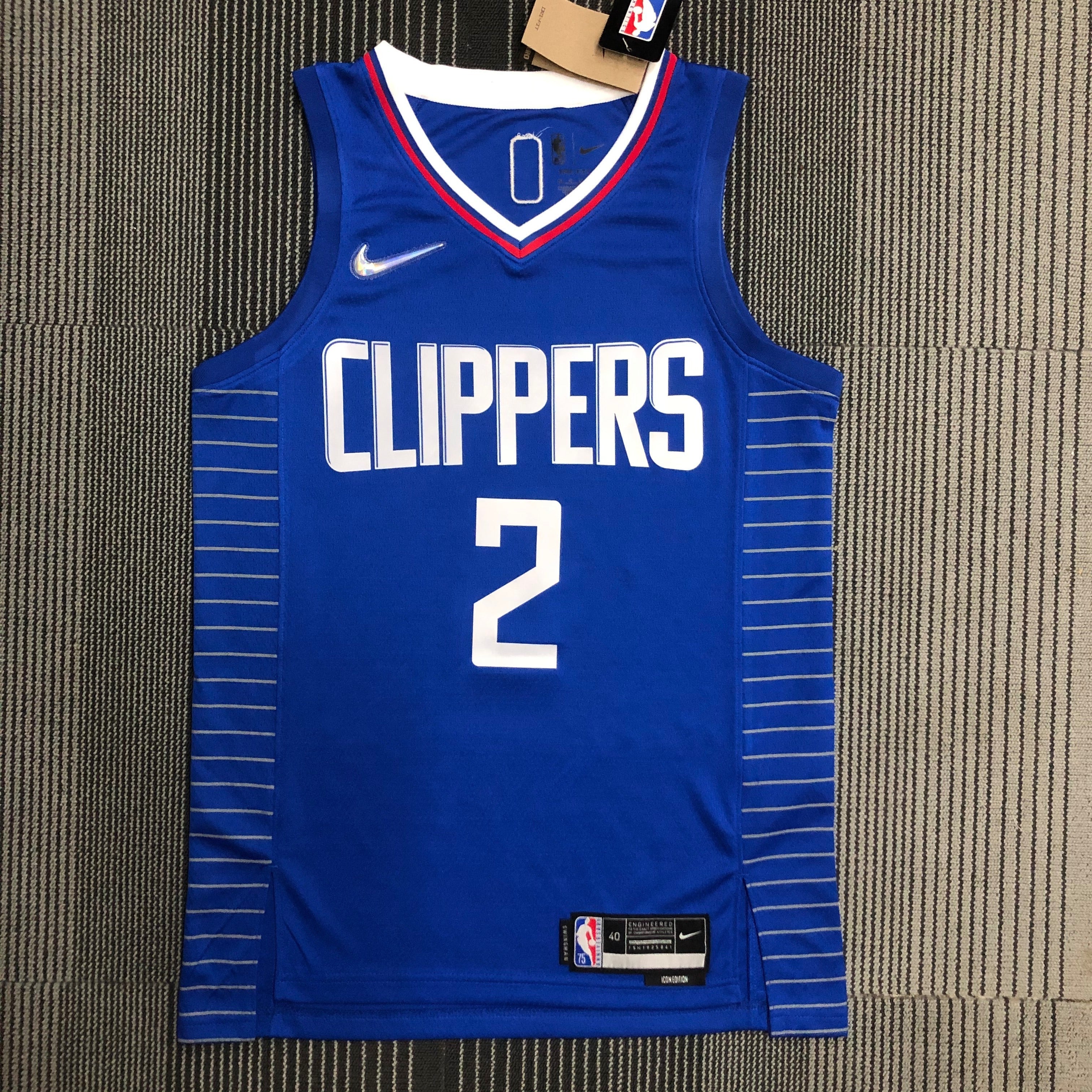 Los Angeles Clippers 75th Anniversary #2 Kawhi Leonard
