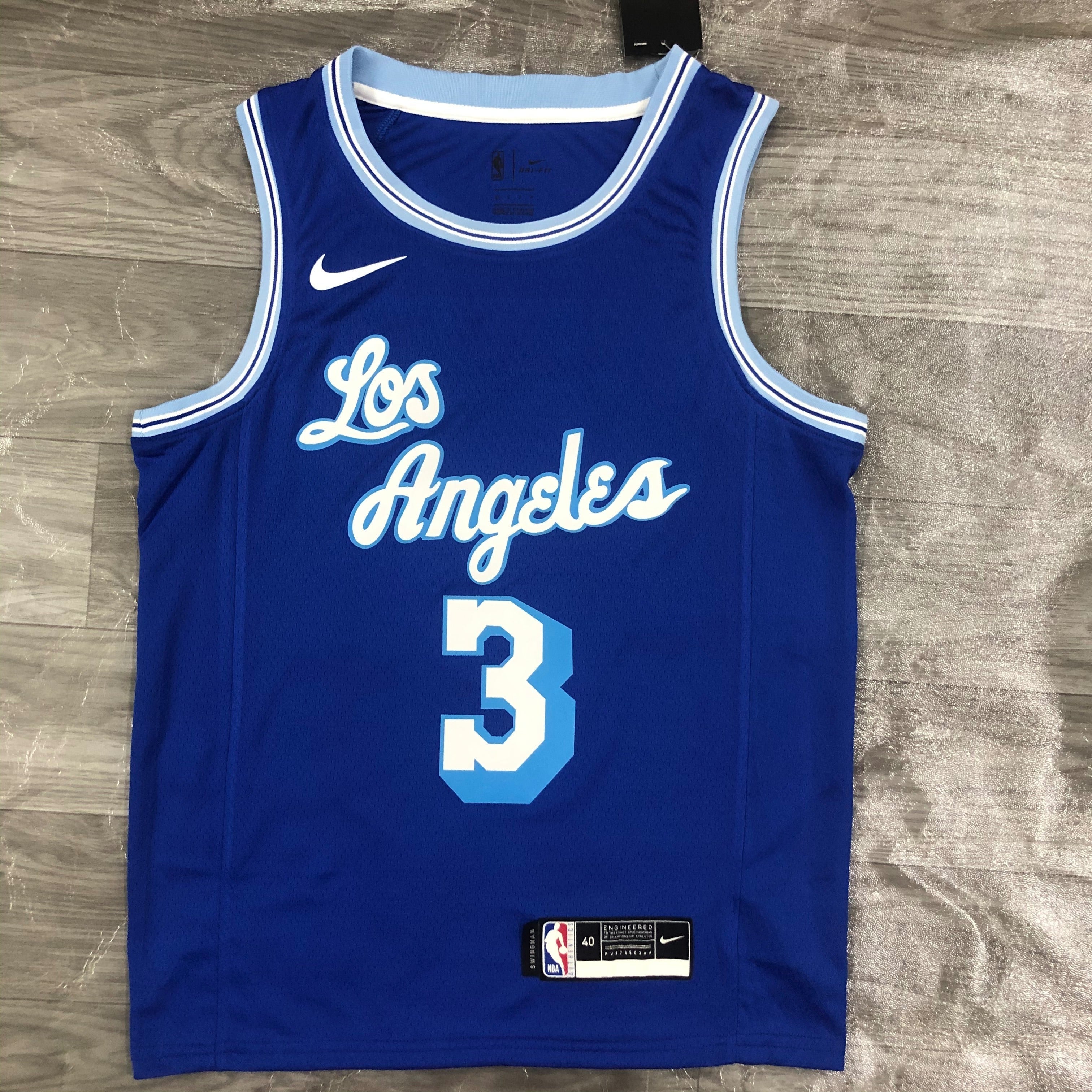 Los Angeles Lakers Retro #3 Anthony Davis (2020-21)