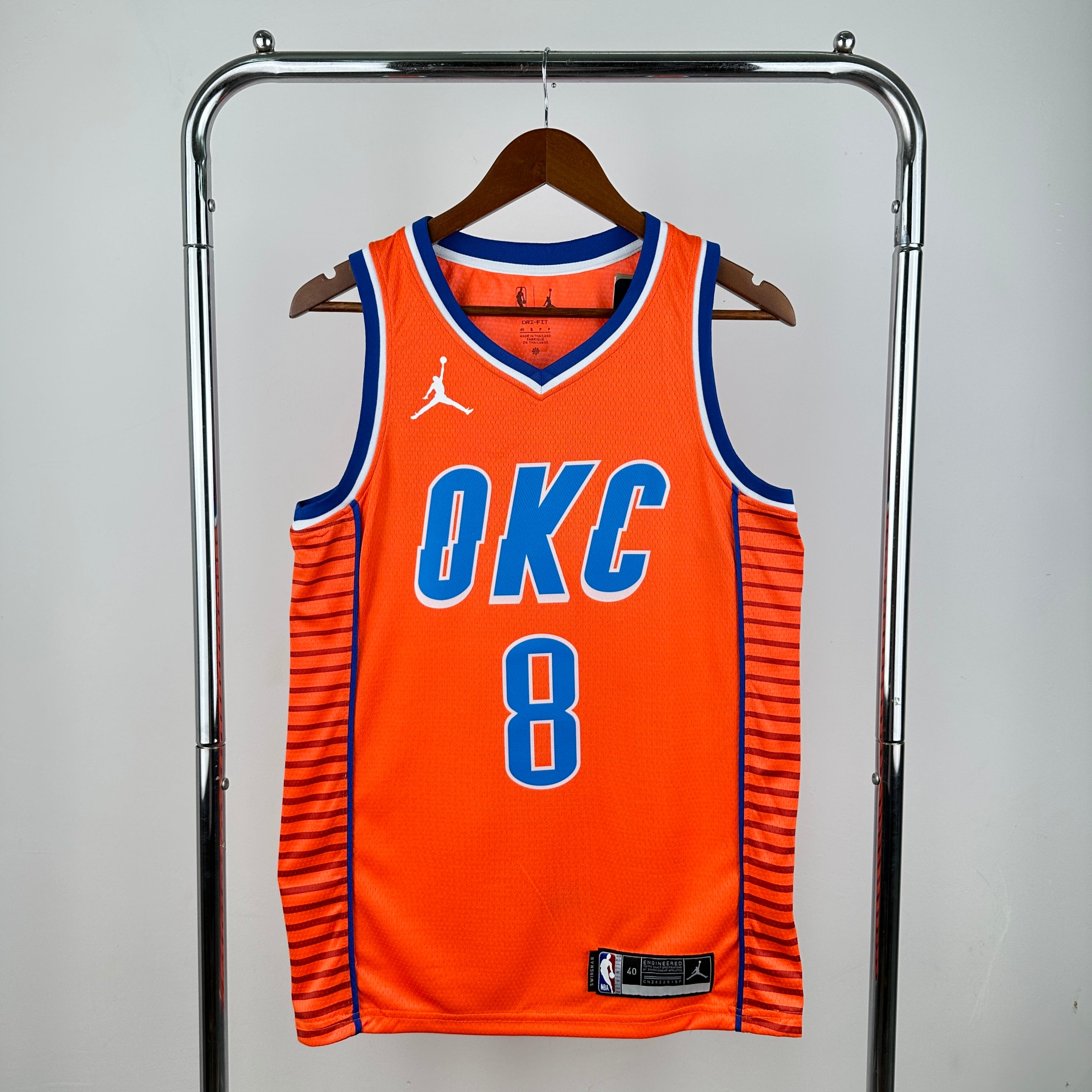 Oklahoma City Thunder Jordan Brand #8 Jalen Williams