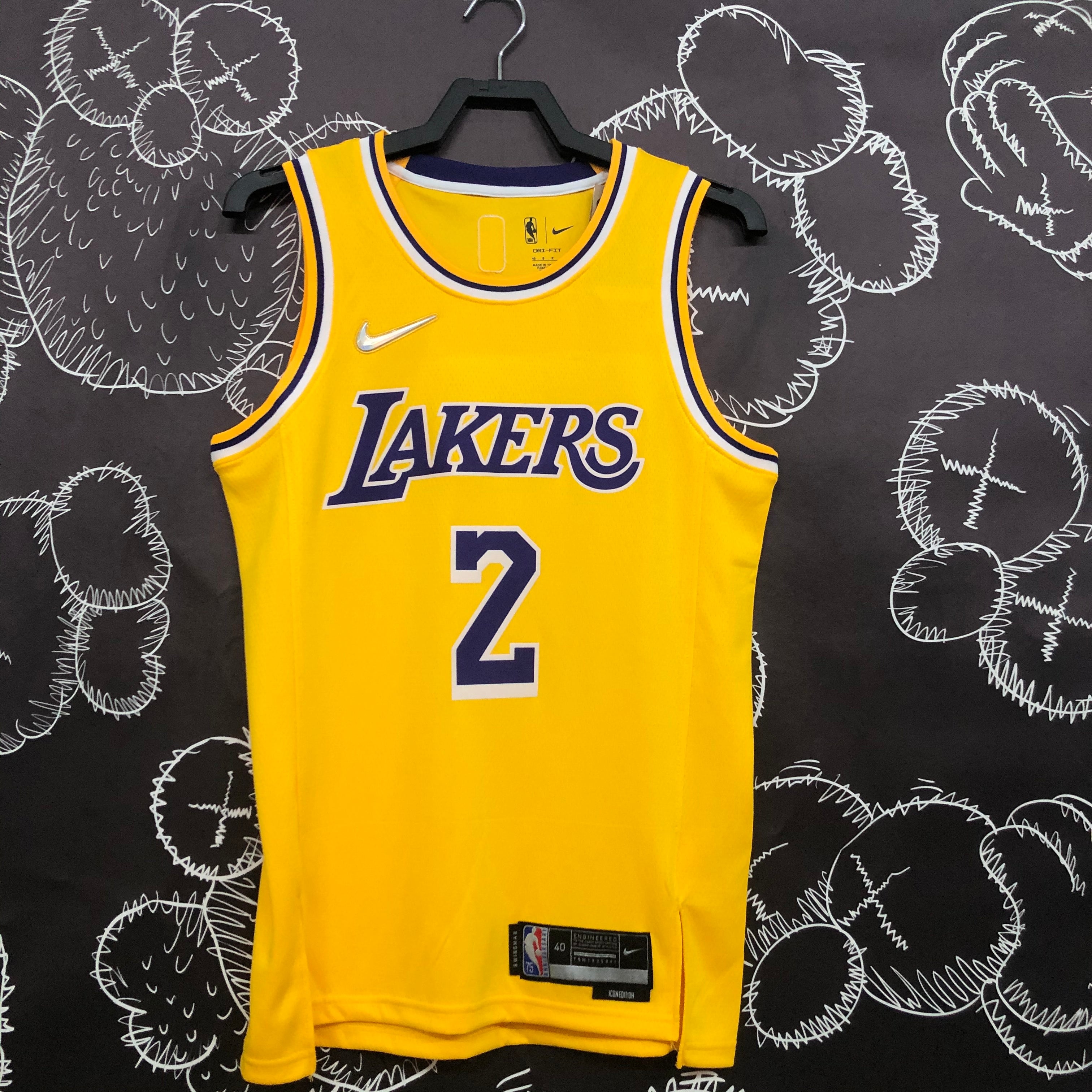 Los Angeles Lakers 75th Anniversary #2 Kyrie Irving