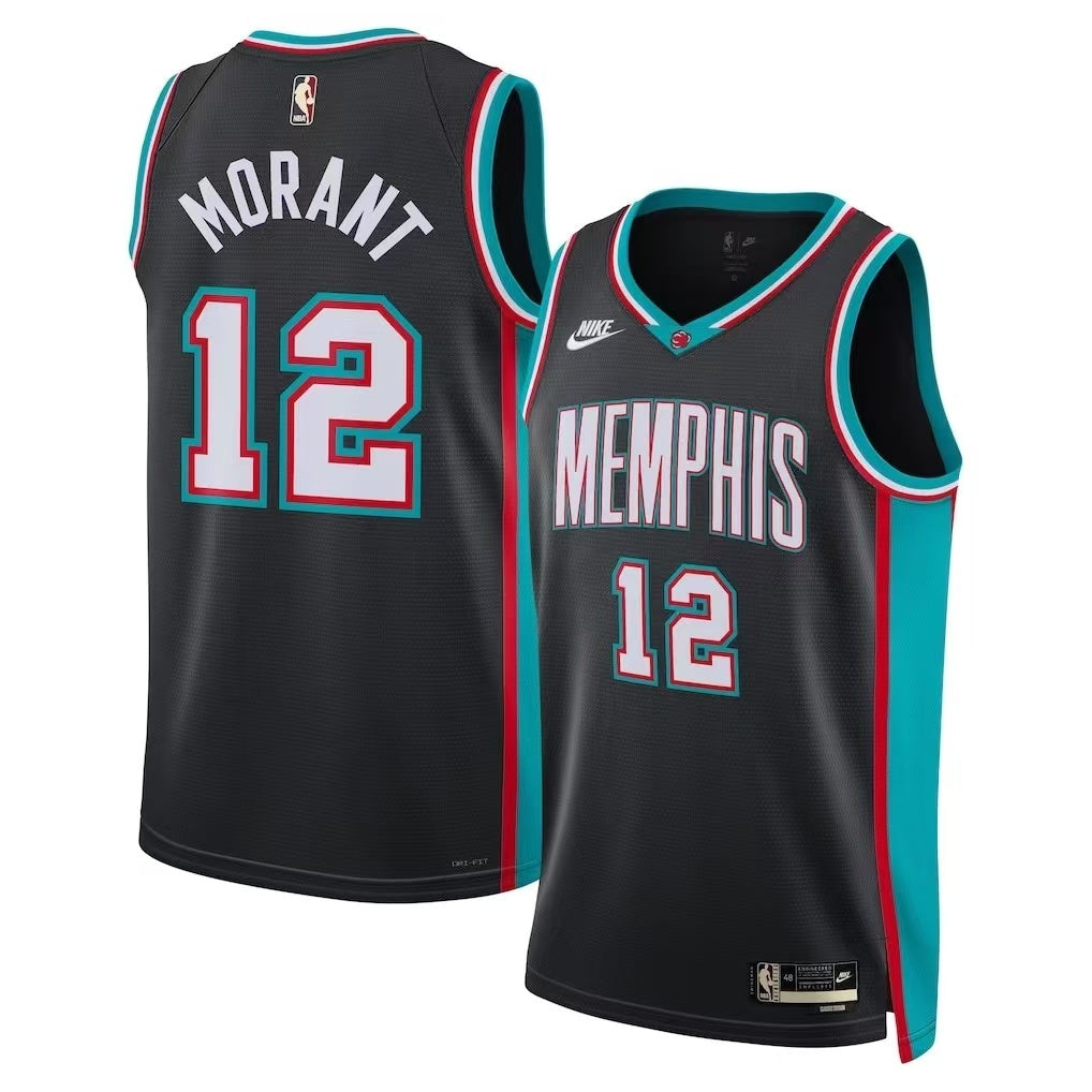 Memphis Grizzlies Retro #12 Ja Morant (2025-26)