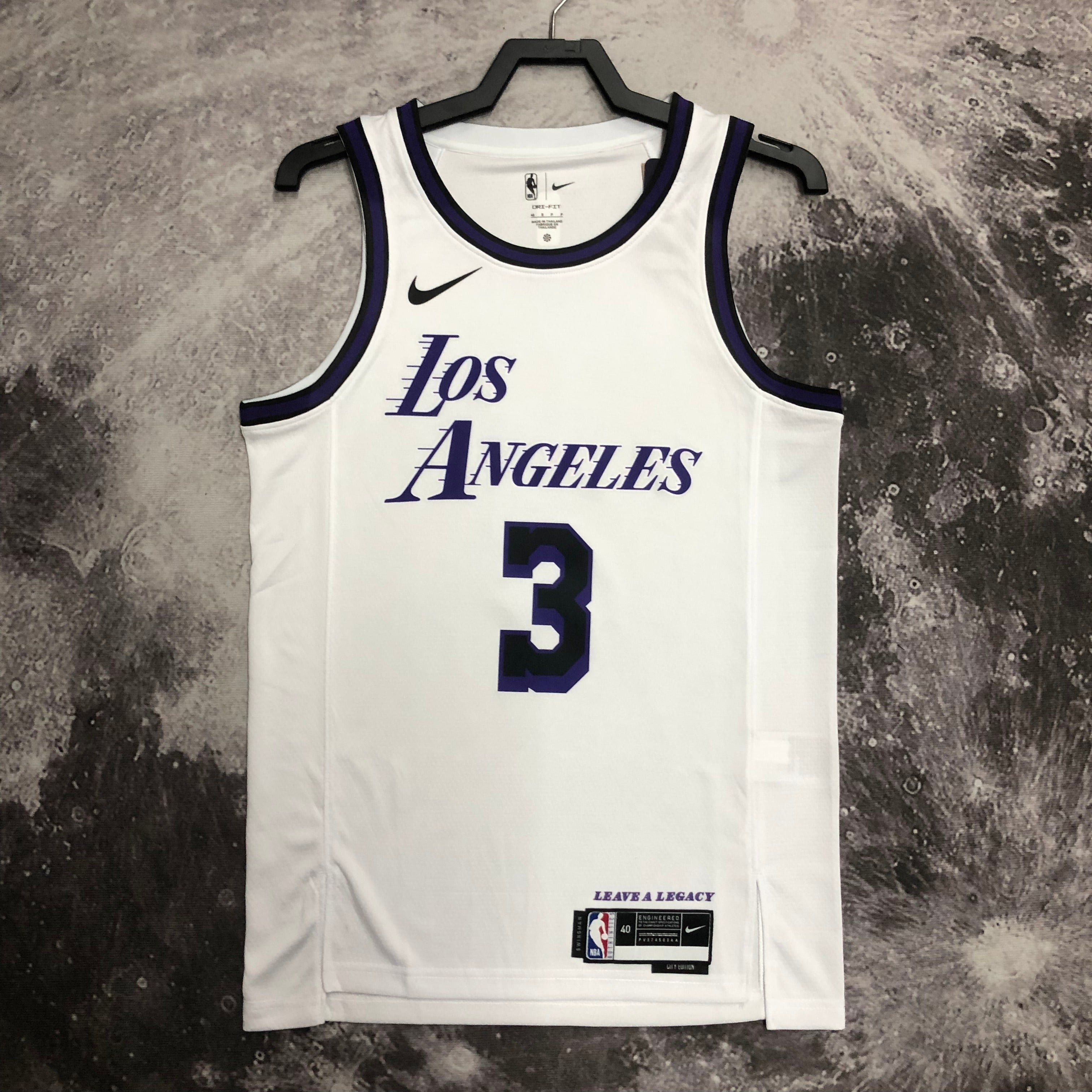 Los Angeles Lakers City Edition #3 Anthony Davis (2022-23)